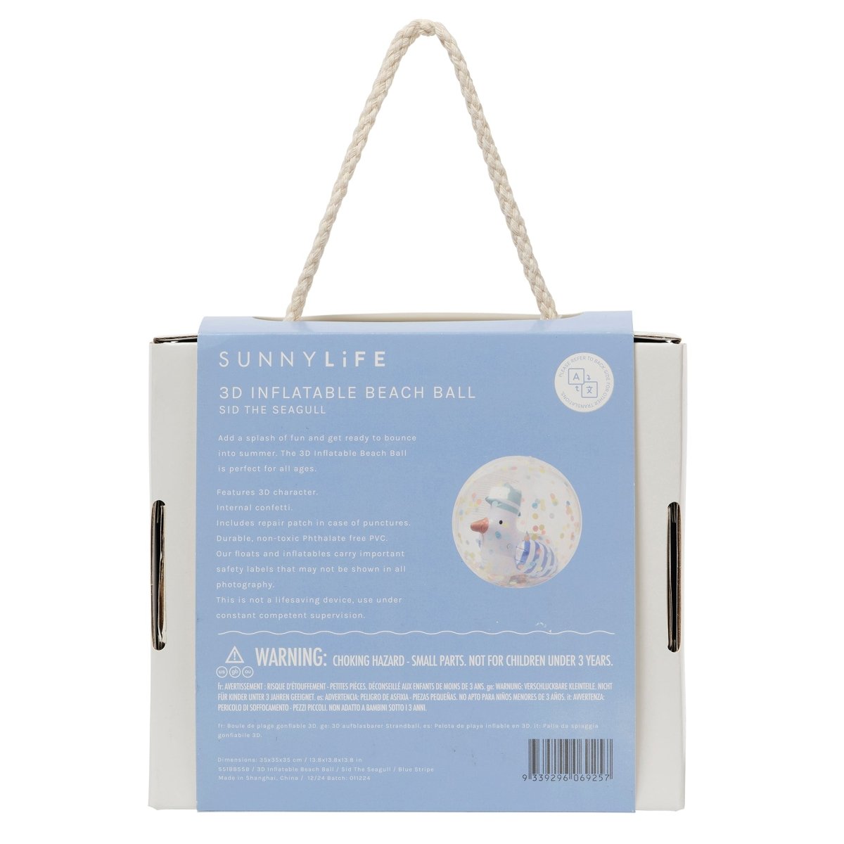 3D Inflatable Beach Ball - Sammy the Seagull - SUNNYLiFE US