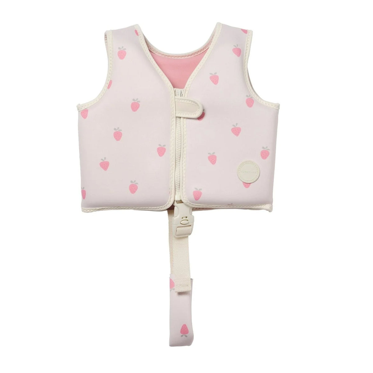 Kids Swim Vest 1-2 - Strawberry Sunshine Pink