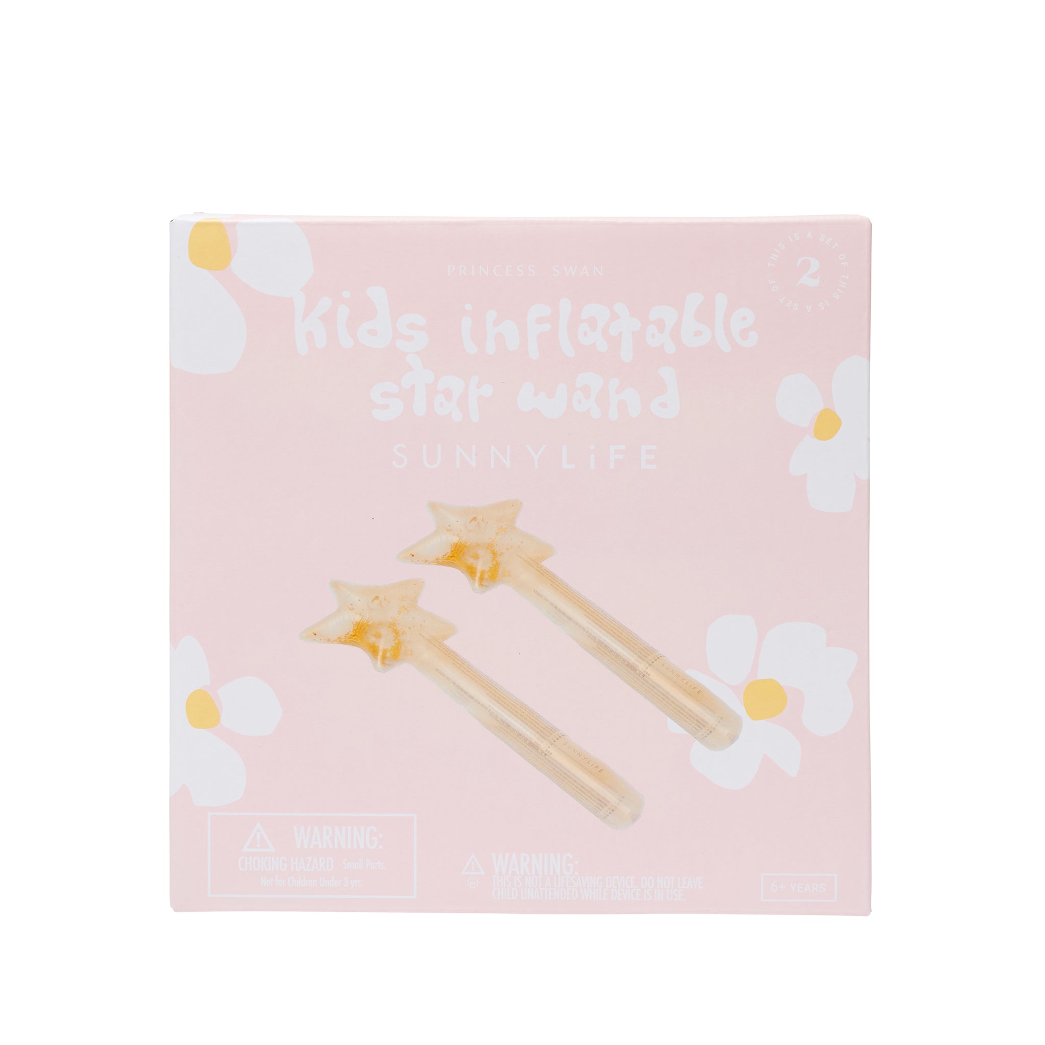 Kids Inflatable Star Wand - Princess Swan