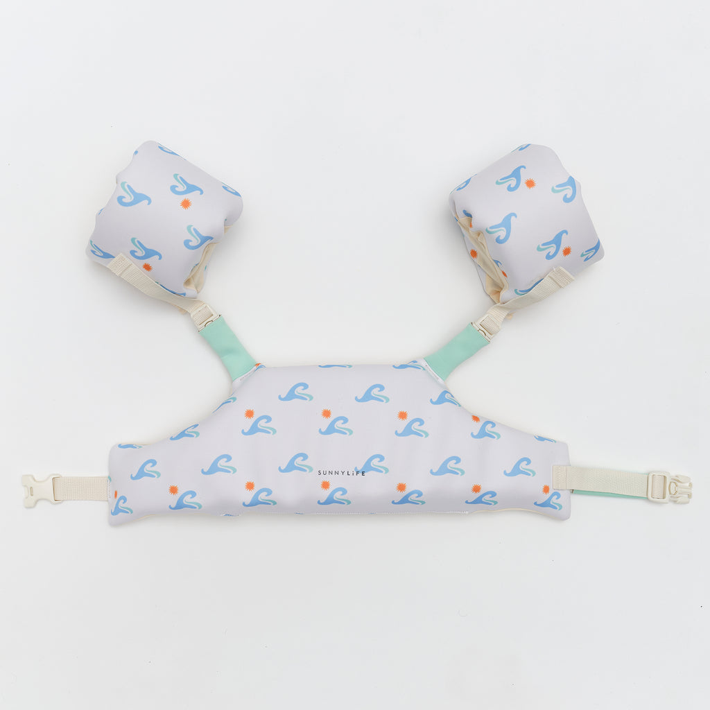 SUNNYLIFE Floatie Jacket 3-6 Cotton Candy Cherry