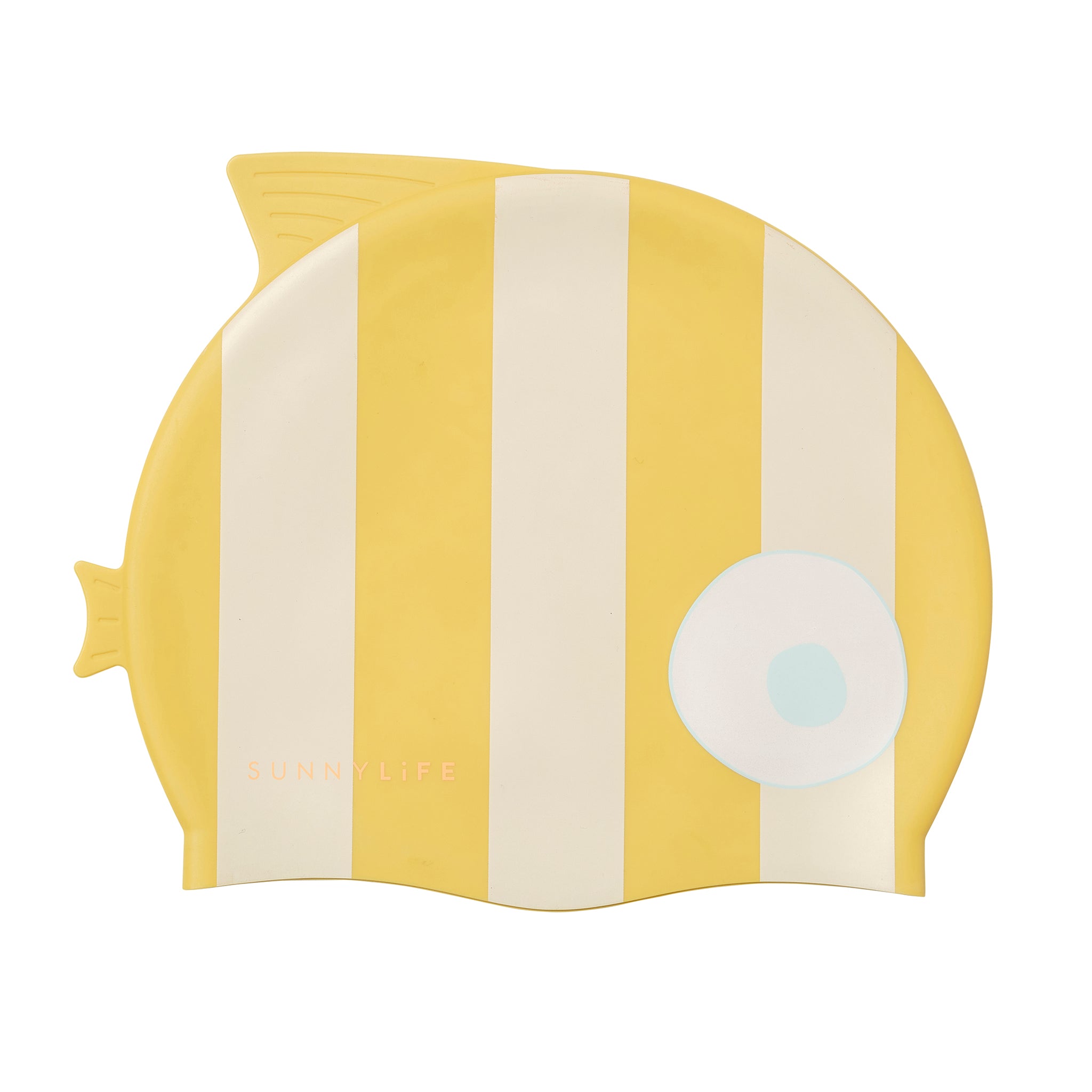 Swimming Cap - Finn the Fish Yellow