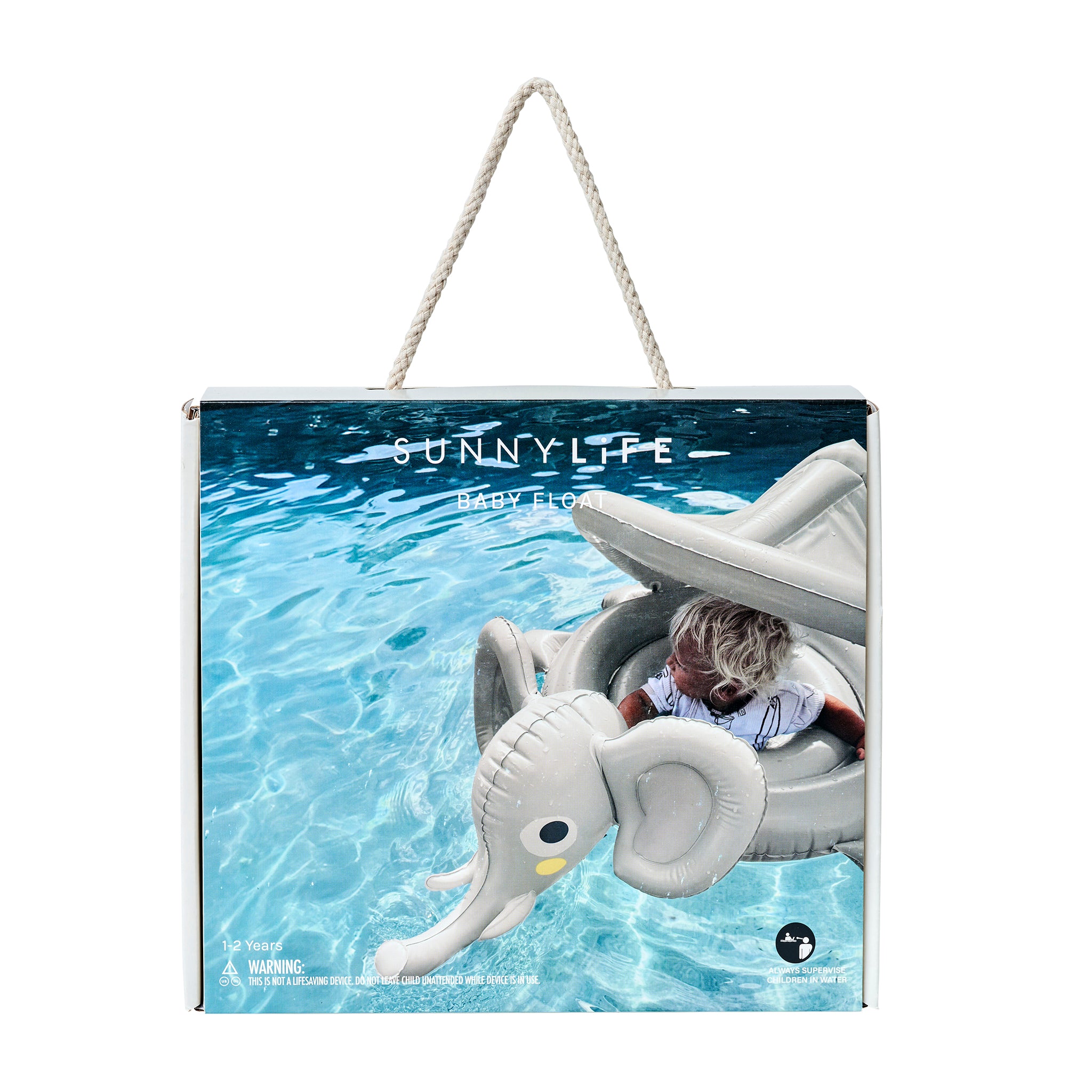 Baby Float - Eli the Elephant Grey