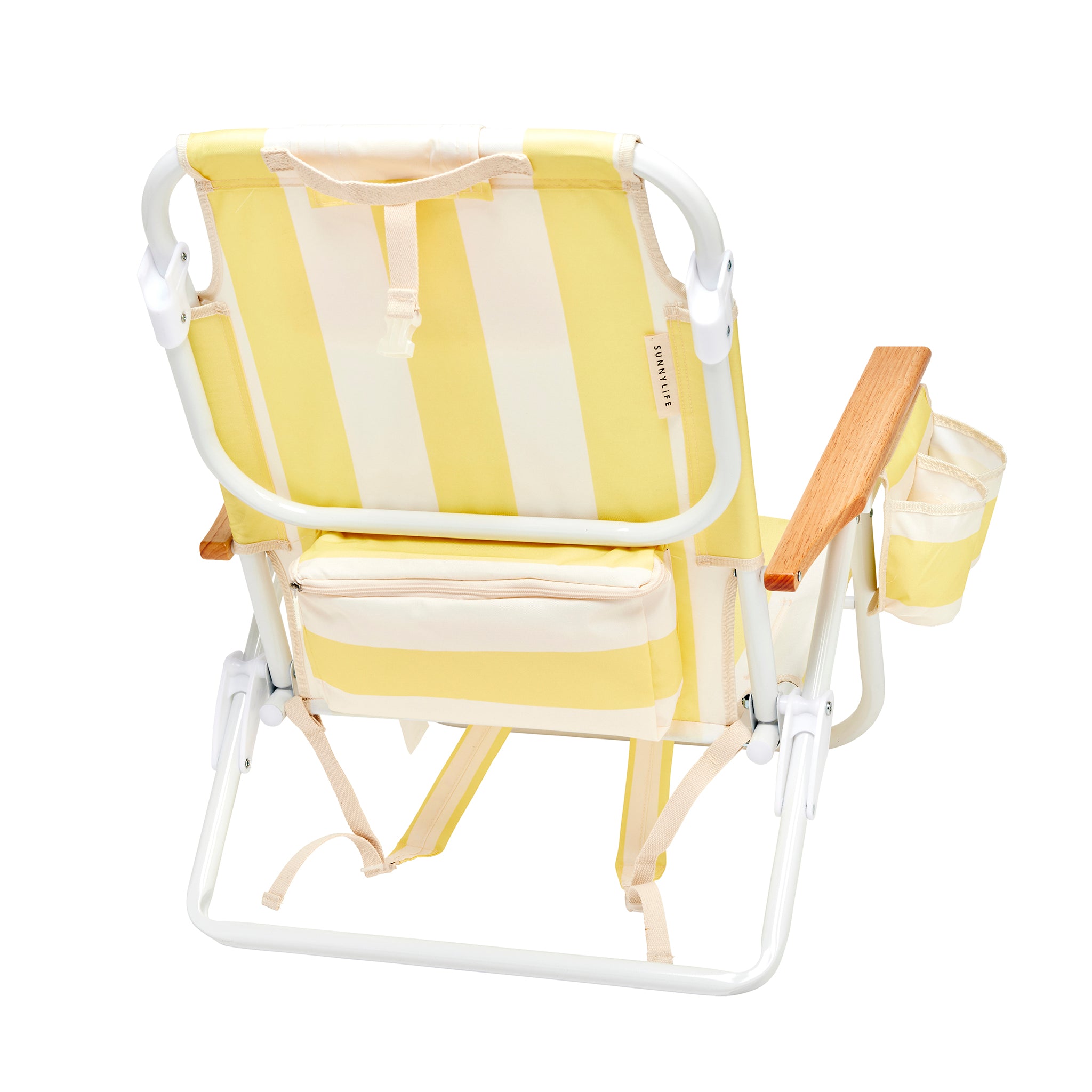 Deluxe Beach Chair - La Mer Limon Stripe