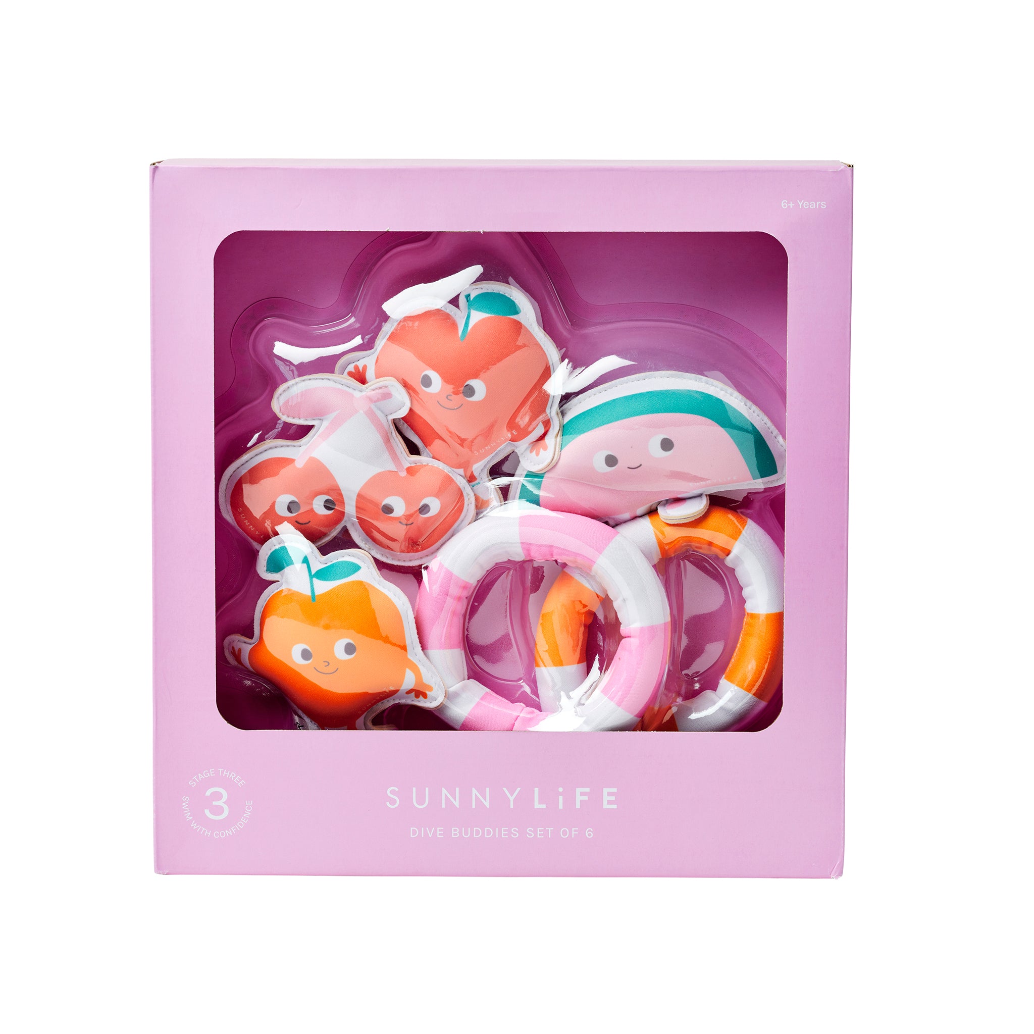 Dive Buddies - Poppy the Peach Set of 6