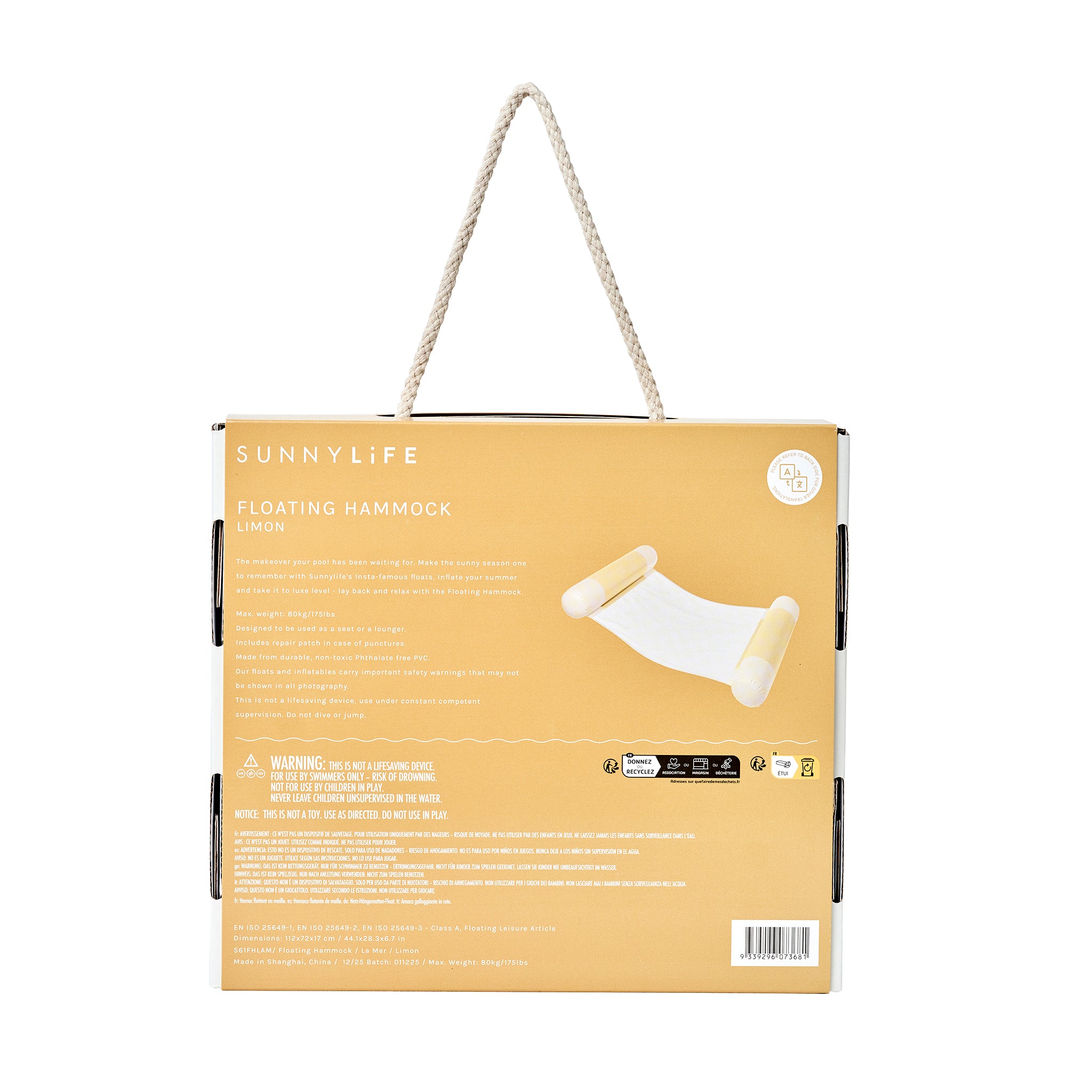 Floating Hammock - La Mer Limon