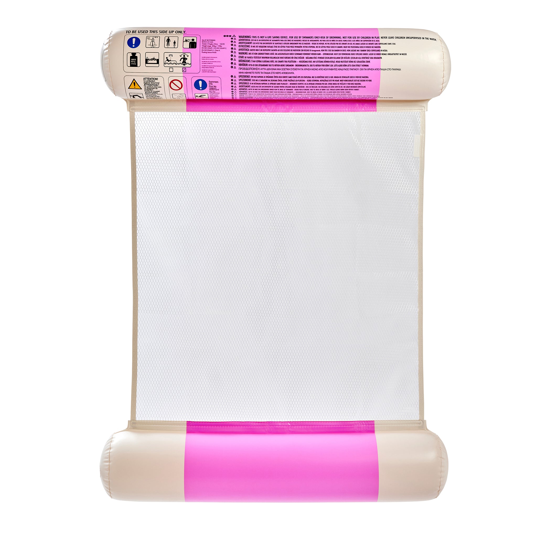 Floating Hammock - Pool Party Magenta