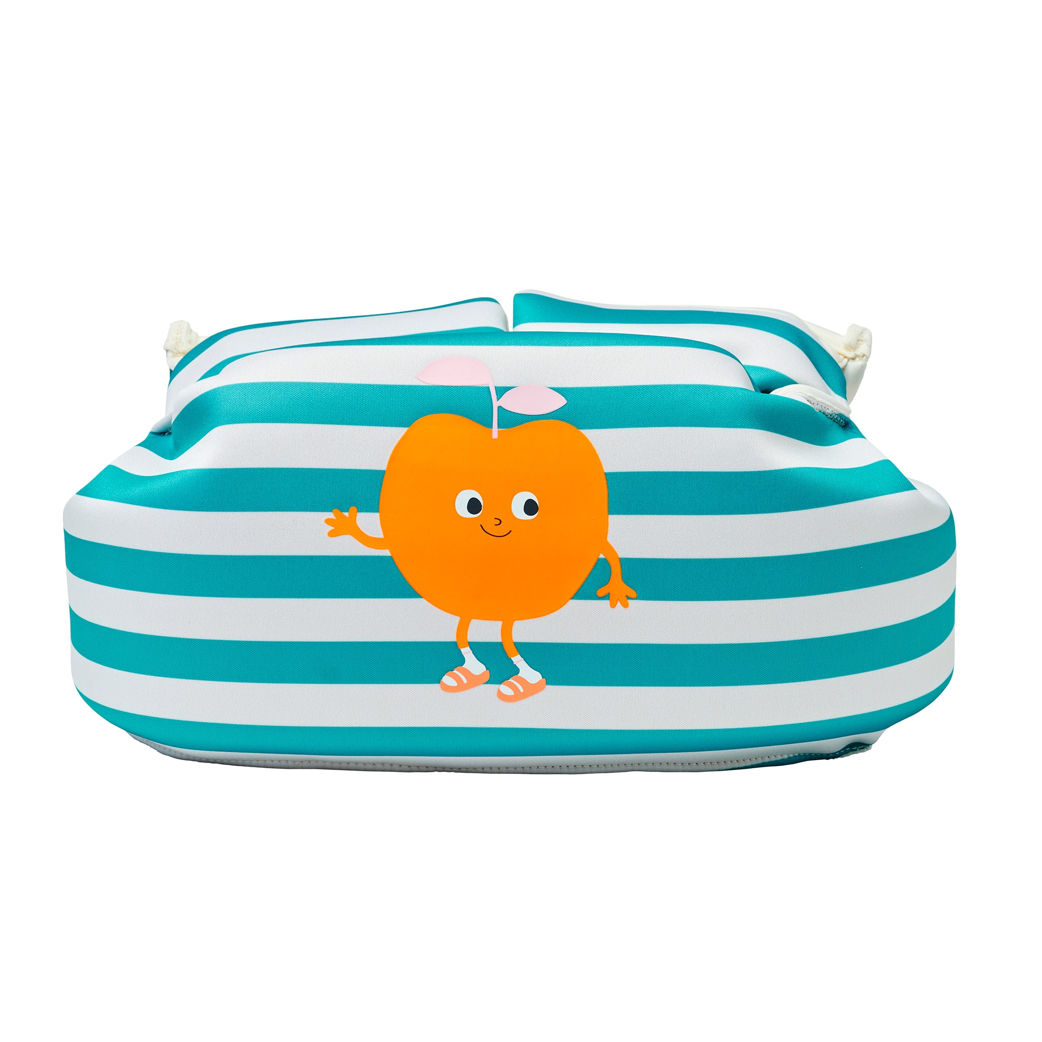 Floatie Jacket 3-6 - Poppy the Peach Green Stripe