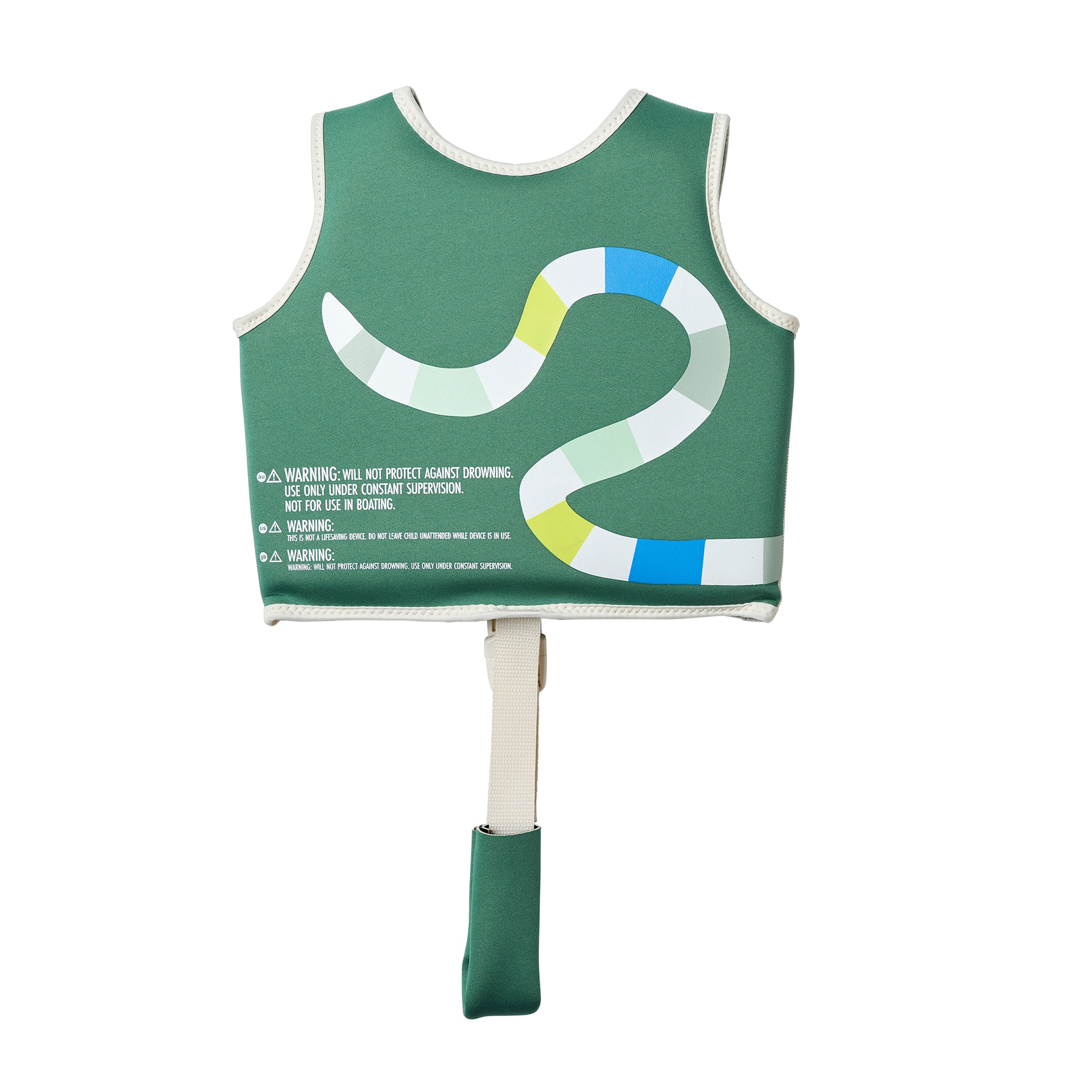 Kids Swim Vest 1-2 - Into the Jungle Green