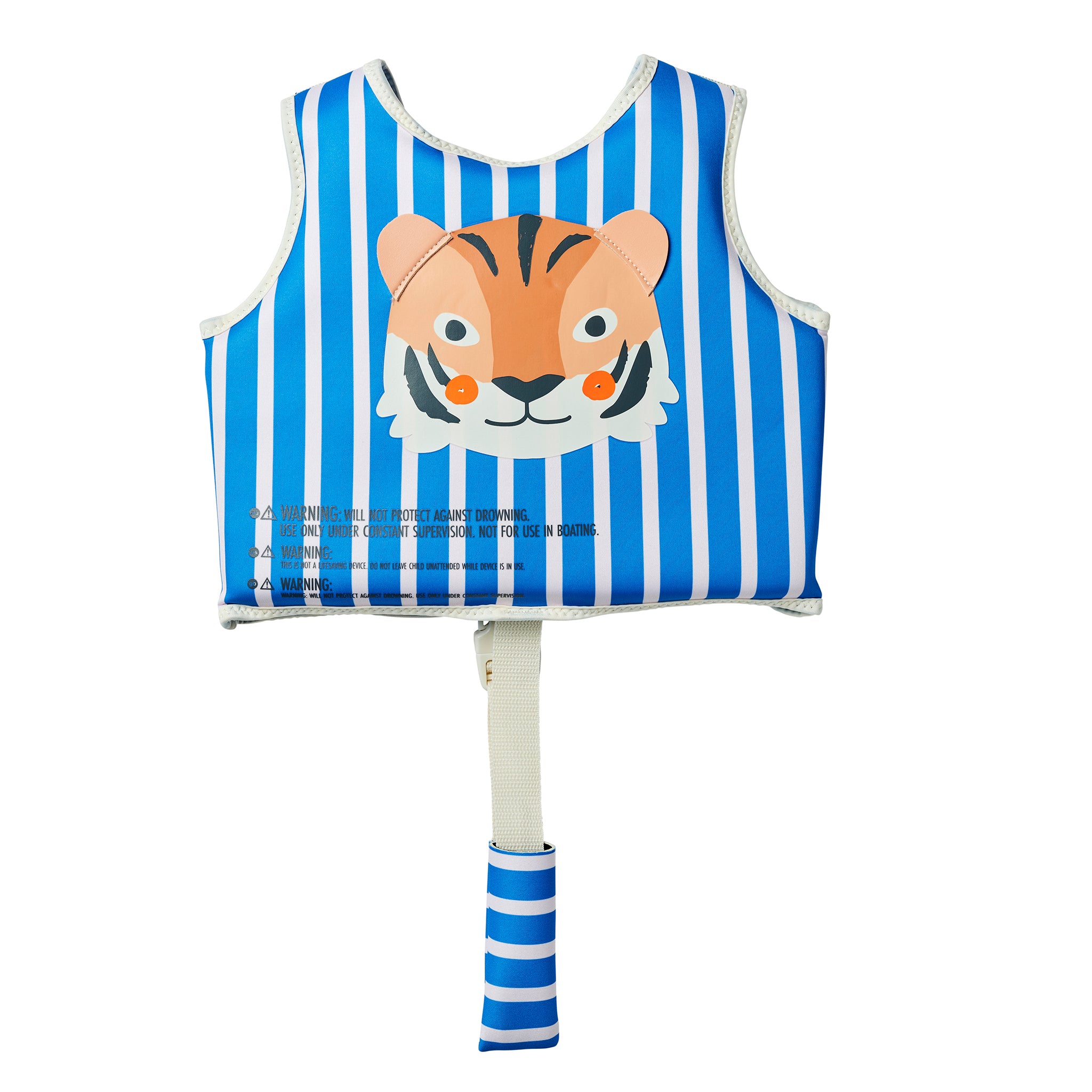 Kids Swim Vest 2-3 - Tino the Tiger Blue