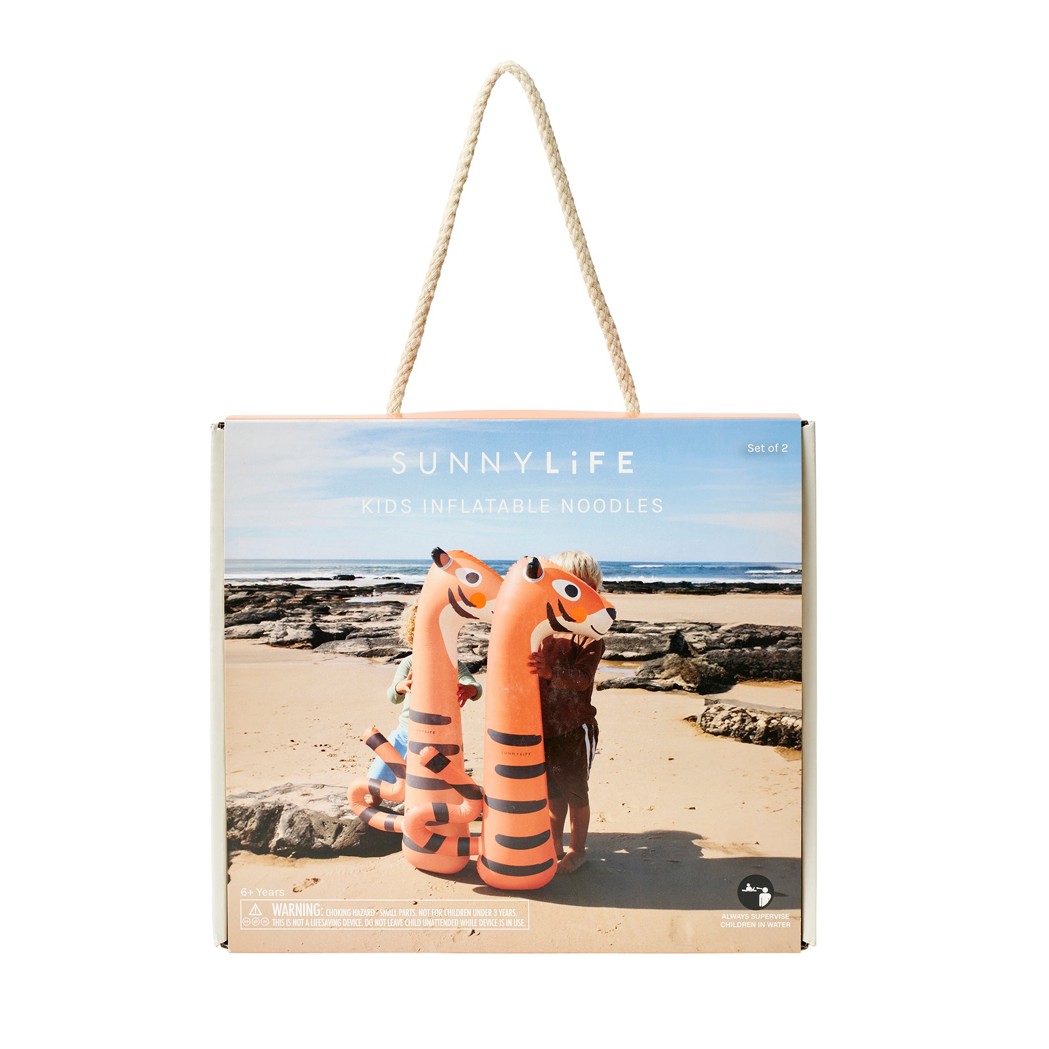 Kids Inflatable Noodle - Tino the Tiger Clay