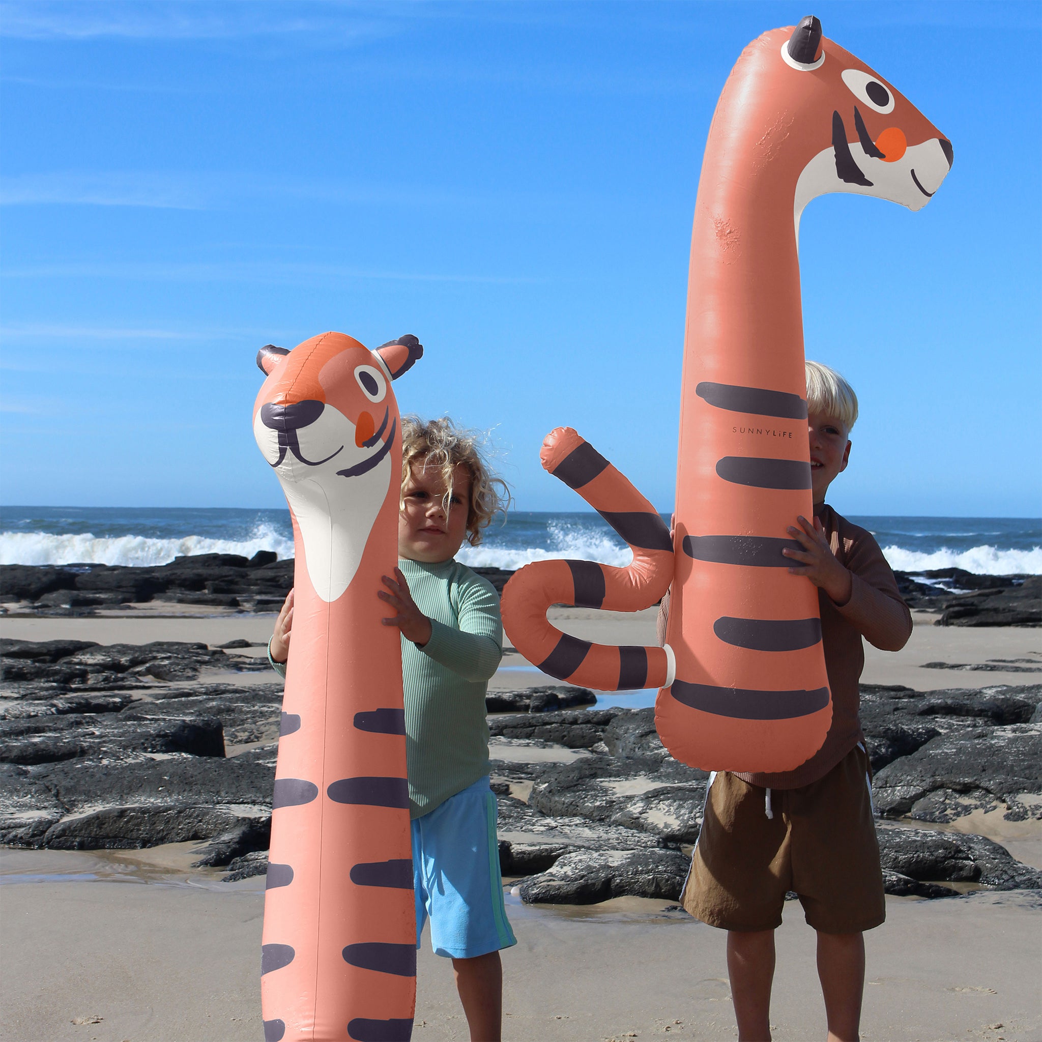 Kids Inflatable Noodle - Tino the Tiger Clay