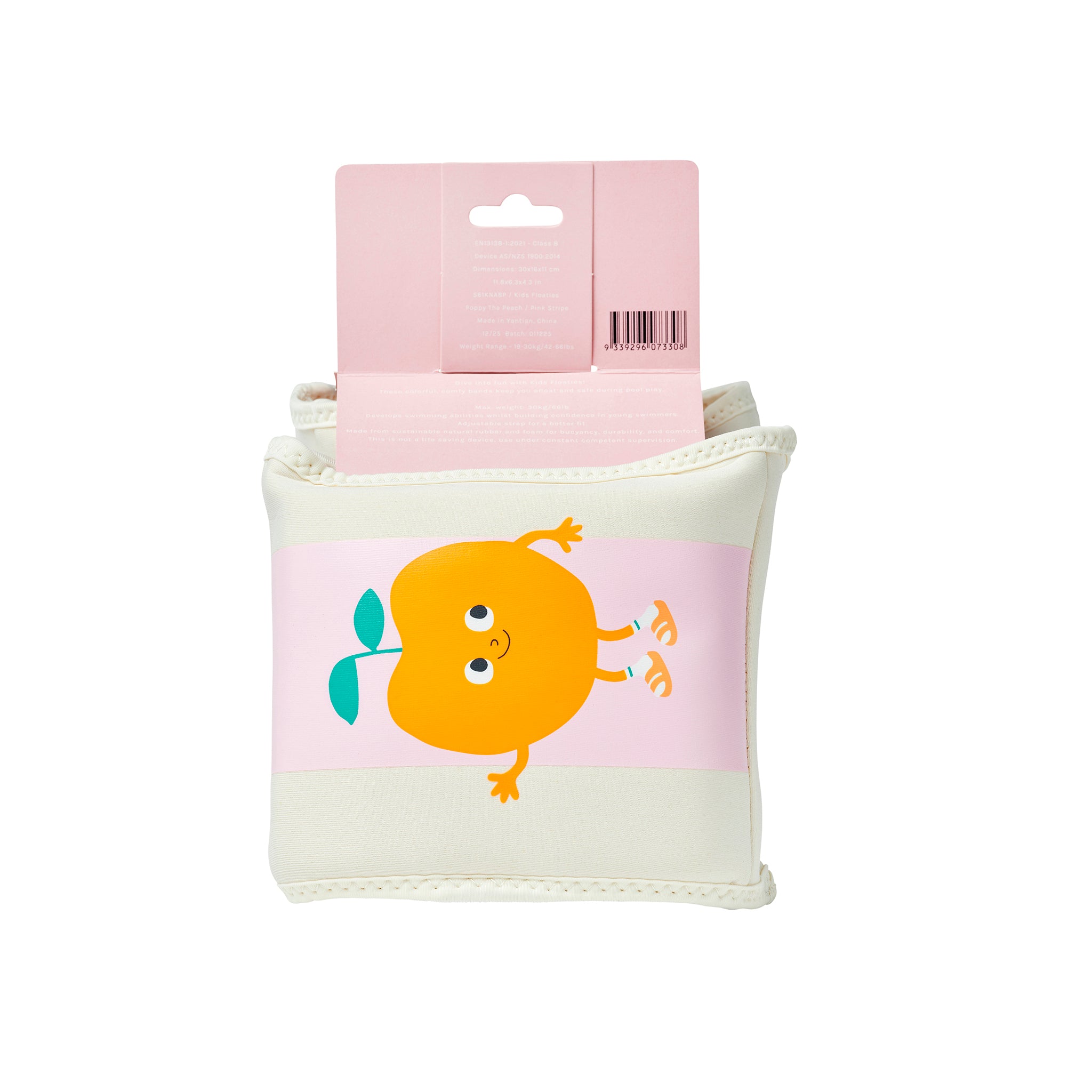 Kids Neoprene Arm Bands - Poppy the Peach