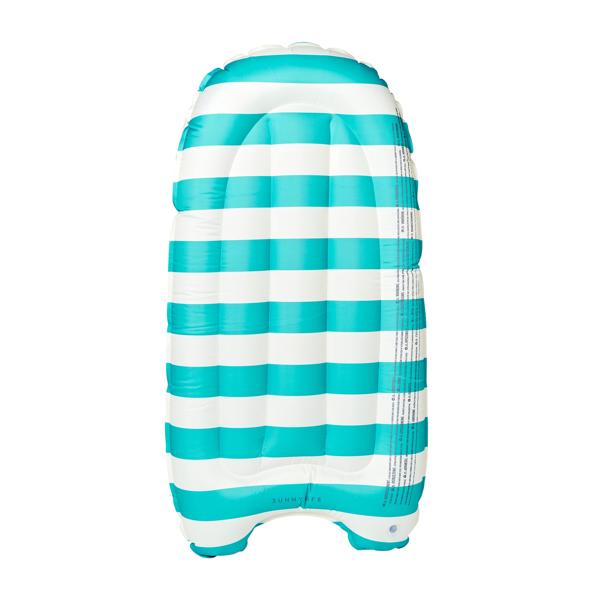 Kids Surf Mat - Poppy the Peach Green Stripe