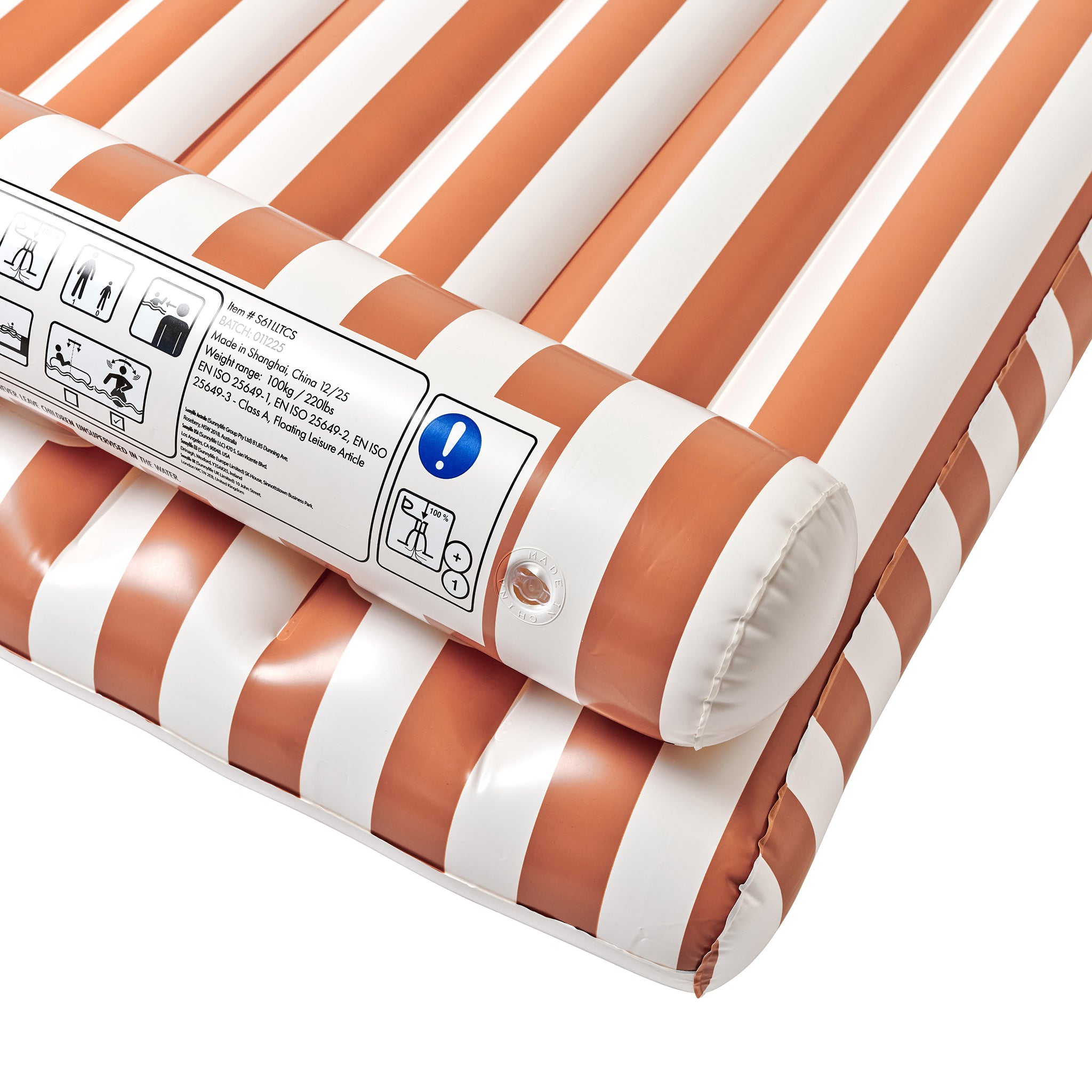 Luxe Lilo - Tierra Clay Stripe