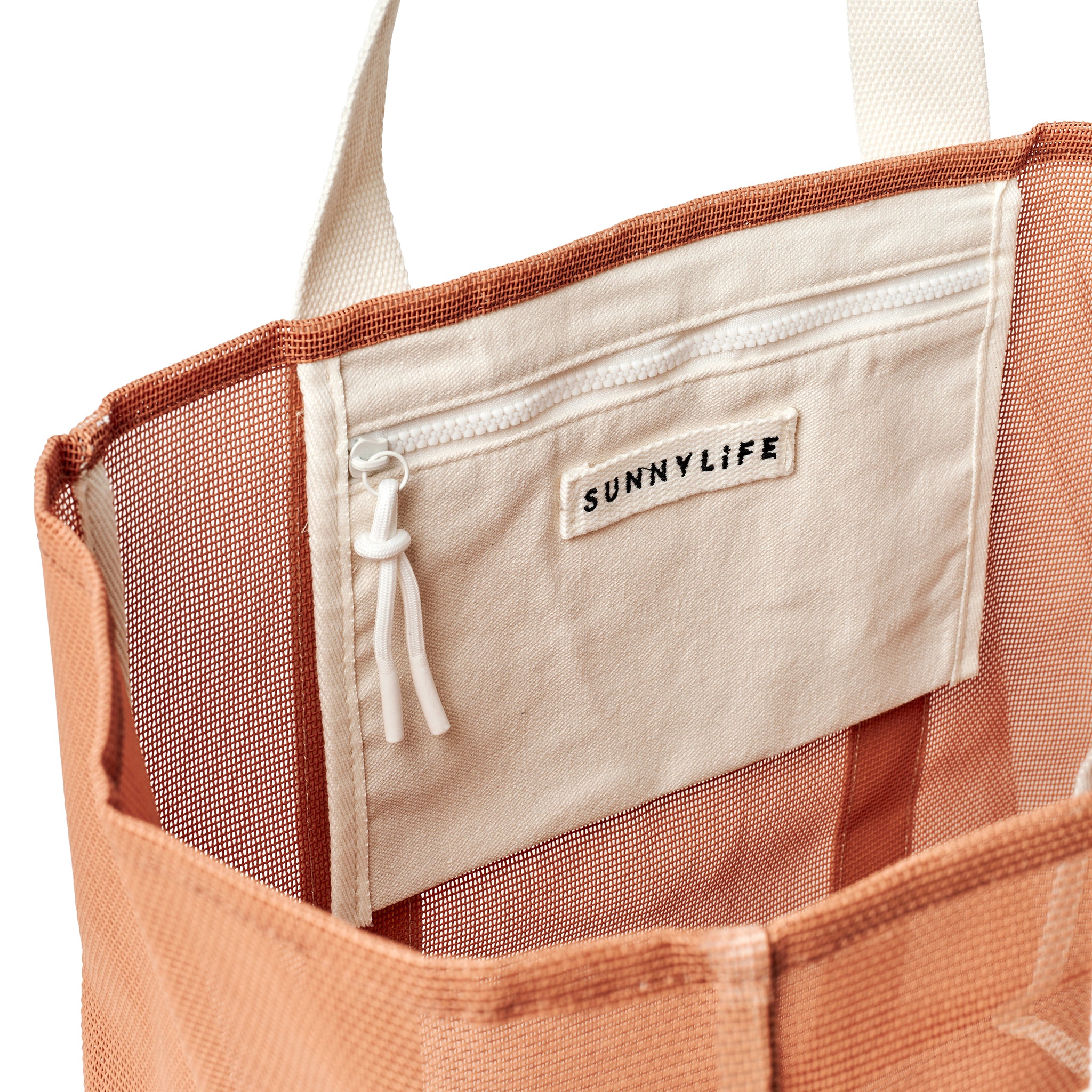 Mesh Beach Bag - Tierra Clay