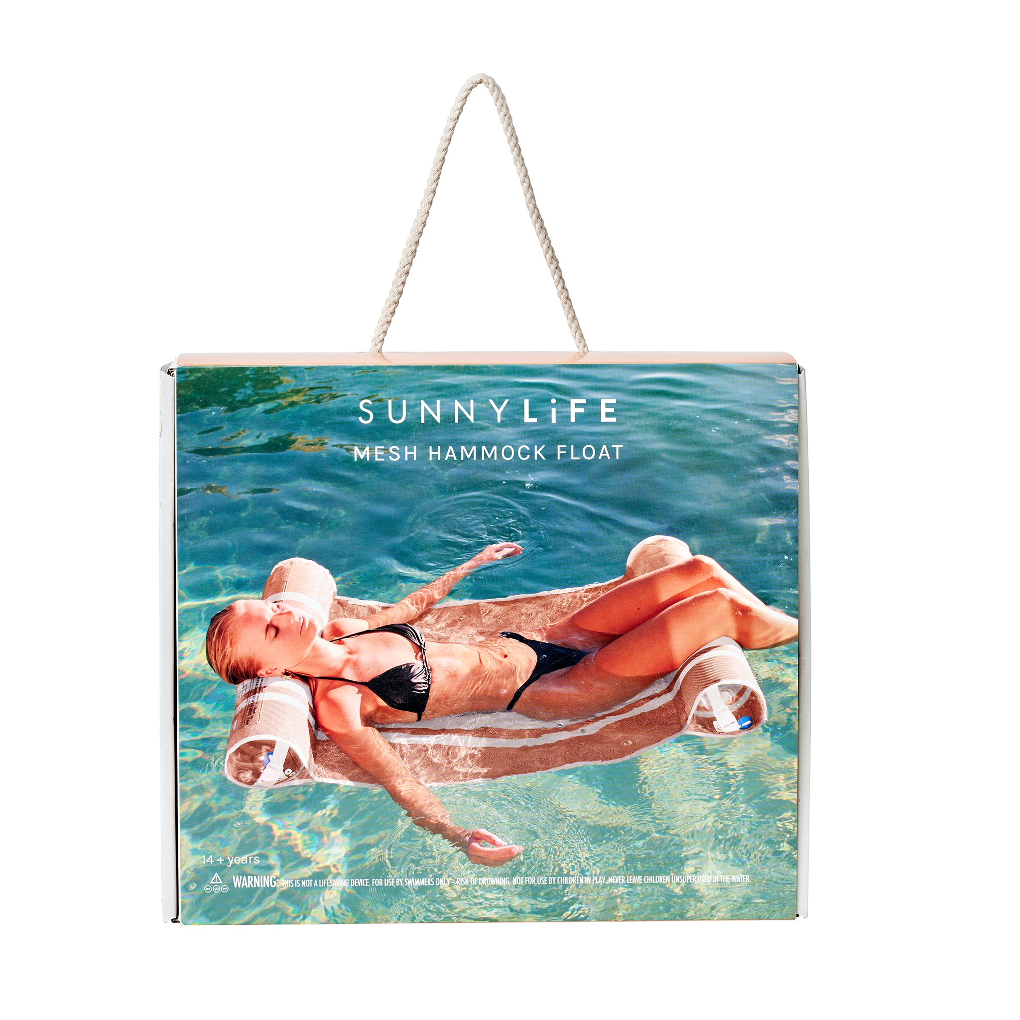 Mesh Hammock Float - Tierra Clay Stripe