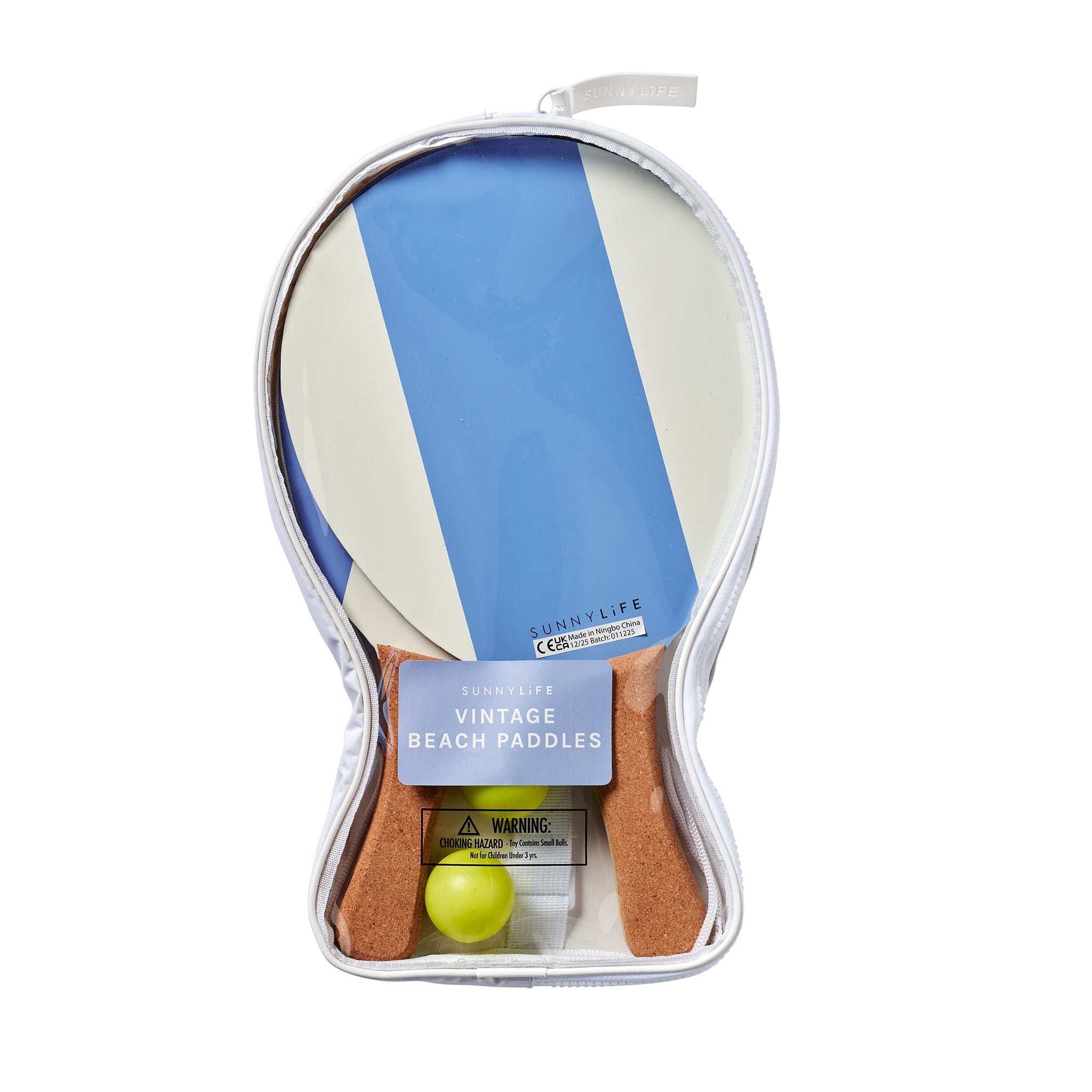 Vintage Beach Paddles - La Mer Med Blue