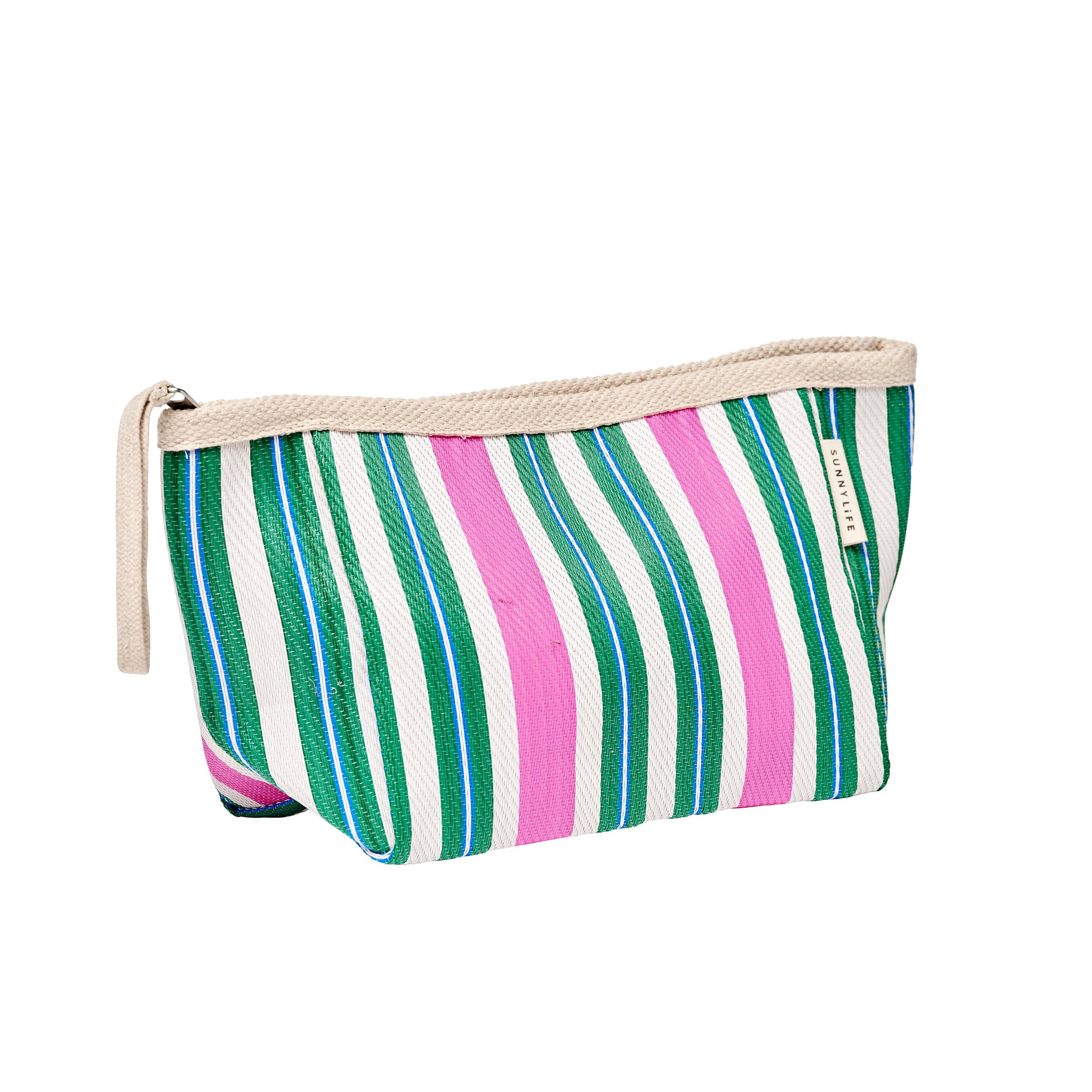 Recycled Nylon Beach Pouch - Seagrass Green