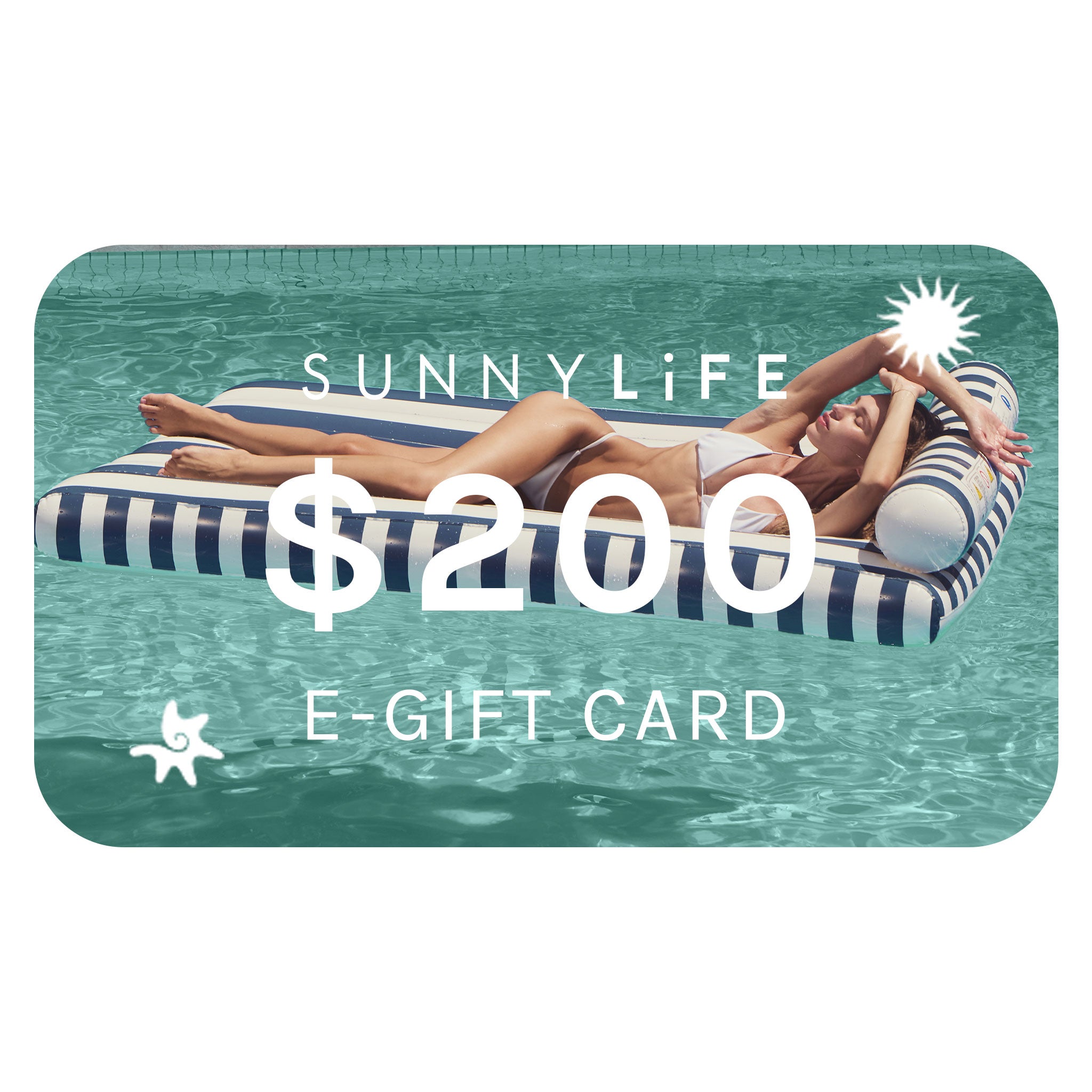 $200 Online E-Gift Card | Sunnylife
