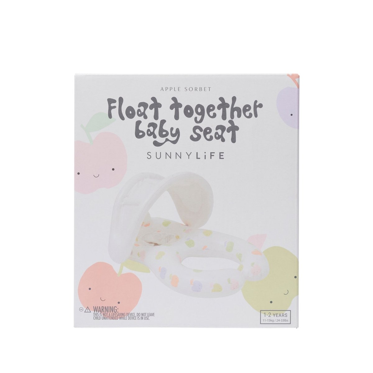 Float Together Baby Seat - Apple Sorbet - SUNNYLiFE US