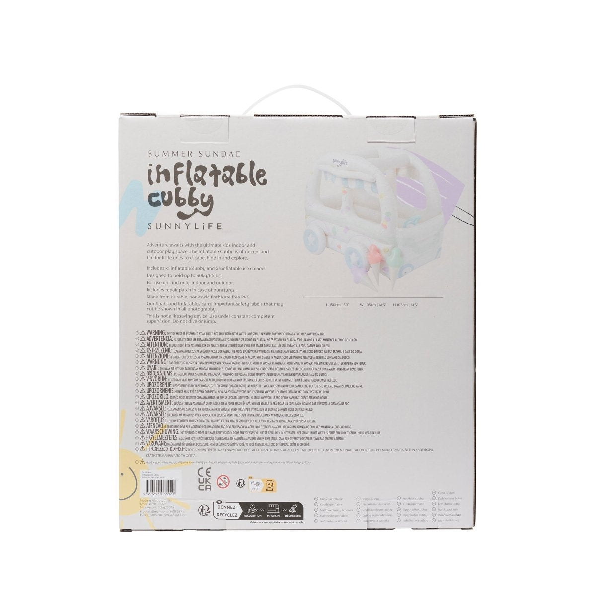 Inflatable Cubby - SUNNYLiFE US