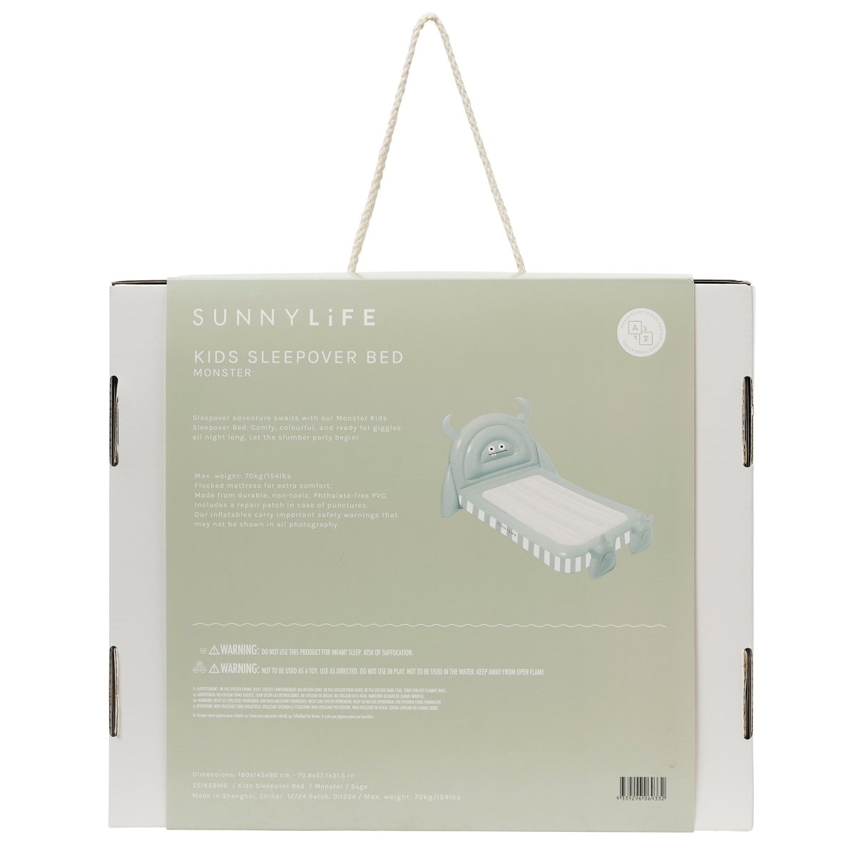 Kids Air Mattress - Monster - SUNNYLiFE US