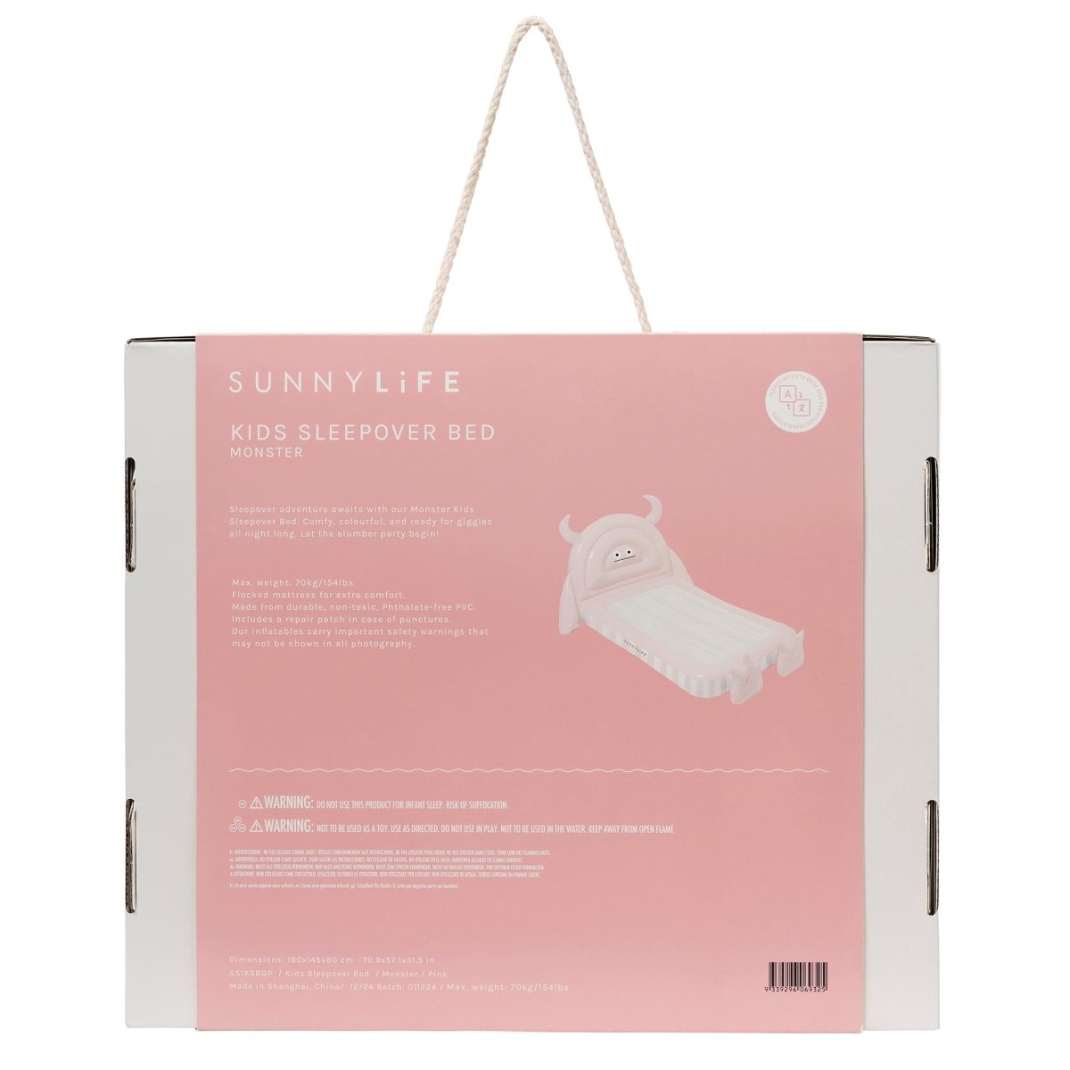 Kids Air Mattress - Monster - SUNNYLiFE US