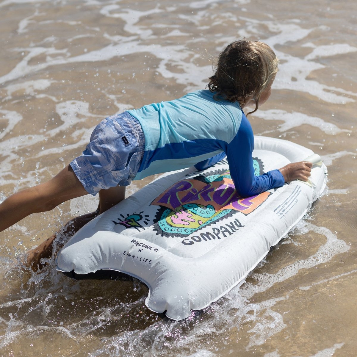 Kids Surf Mat - Shield Surf Chalk - SUNNYLiFE US
