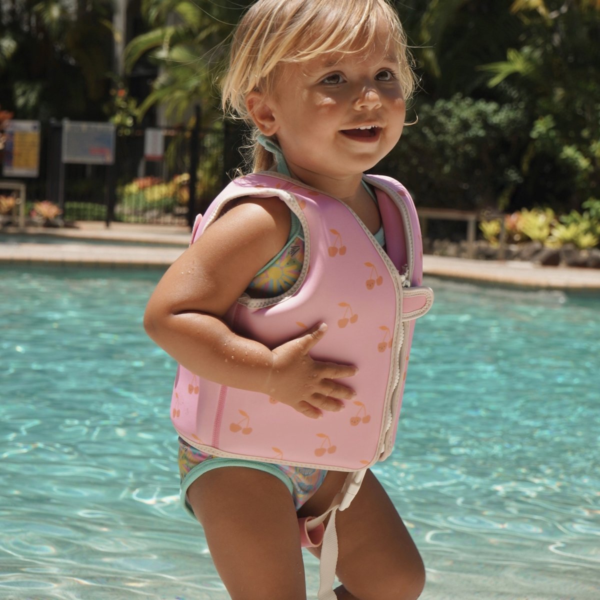 Kids Swim Vest 1 - 2 - Cotton Candy - SUNNYLiFE US