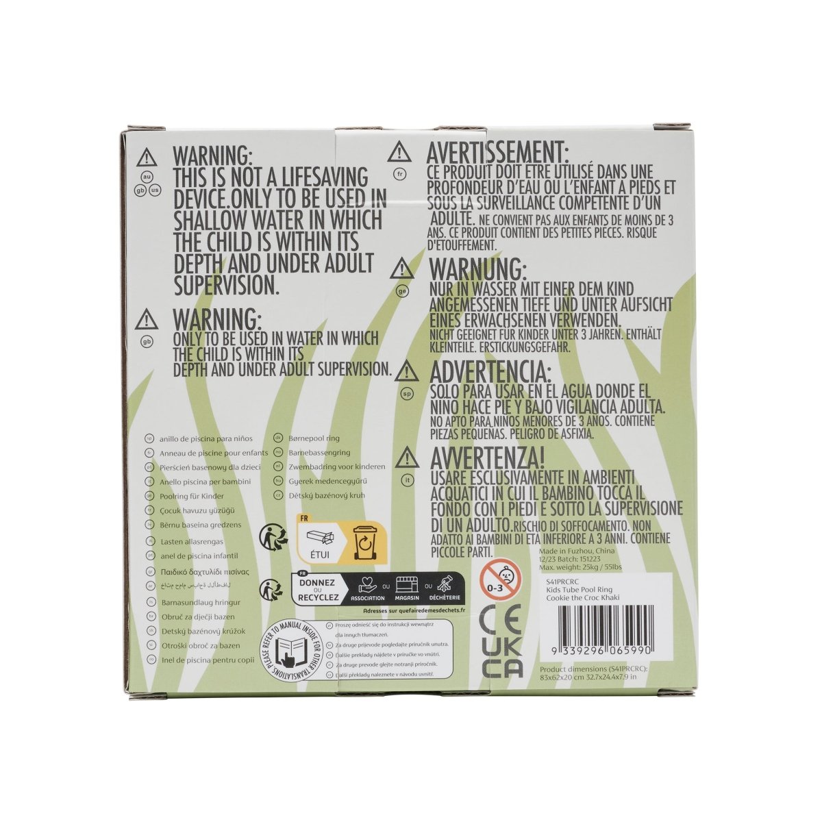 Kids Tube Pool Ring - Cookie the Croc - SUNNYLiFE US