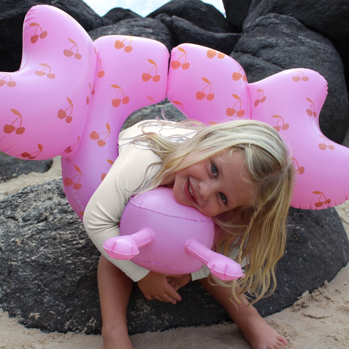 Kids Tube Pool Ring - Cotton Candy - SUNNYLiFE US