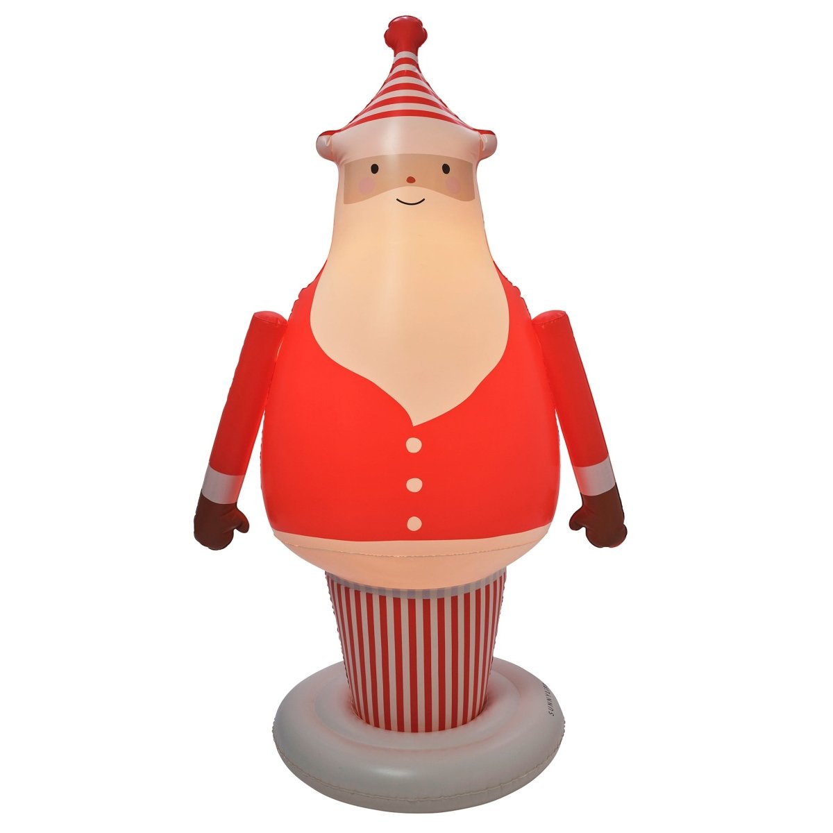 Light Up Inflatable Christmas Standing Santa Character - SUNNYLiFE US