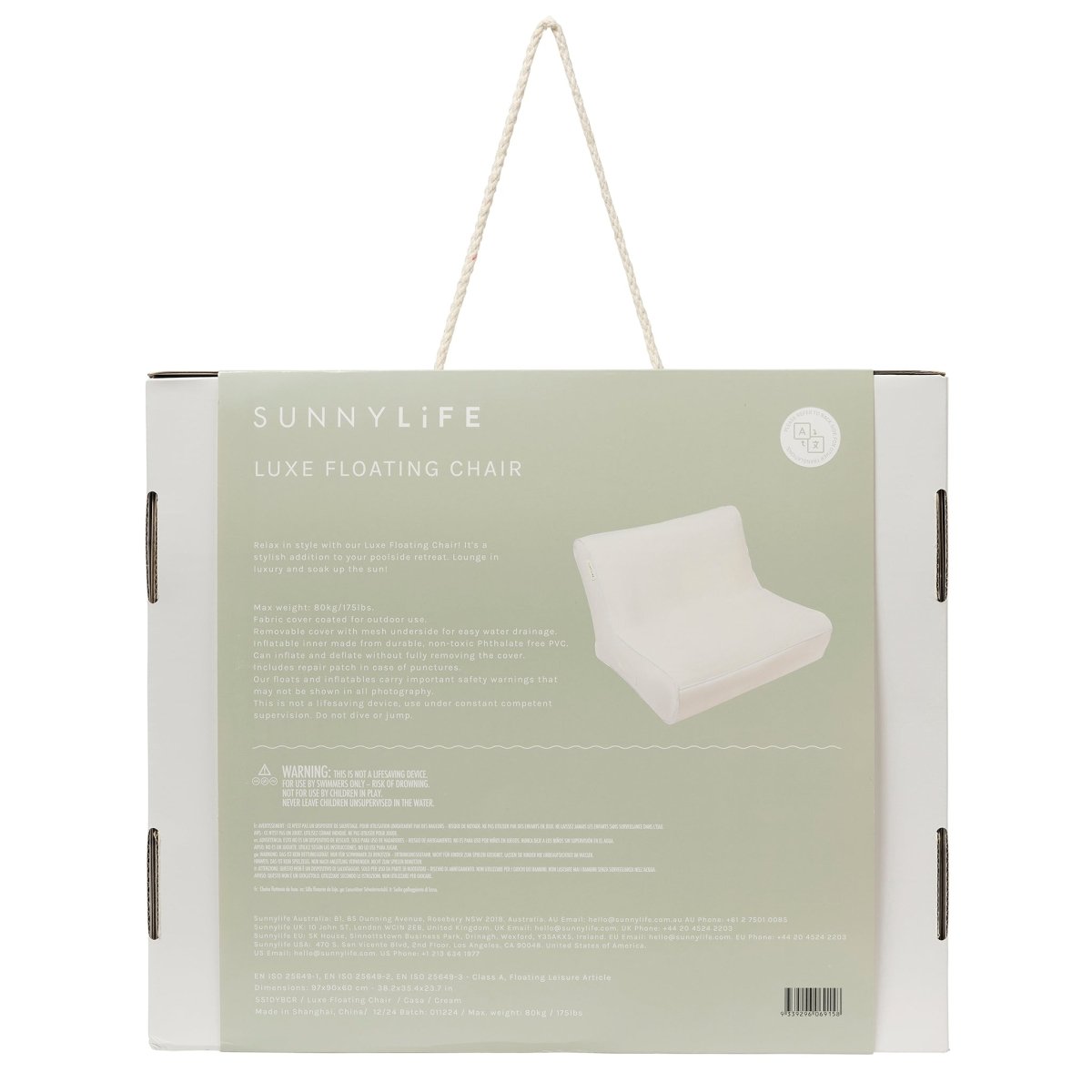 Luxe Floating Chair - Casa - SUNNYLiFE US