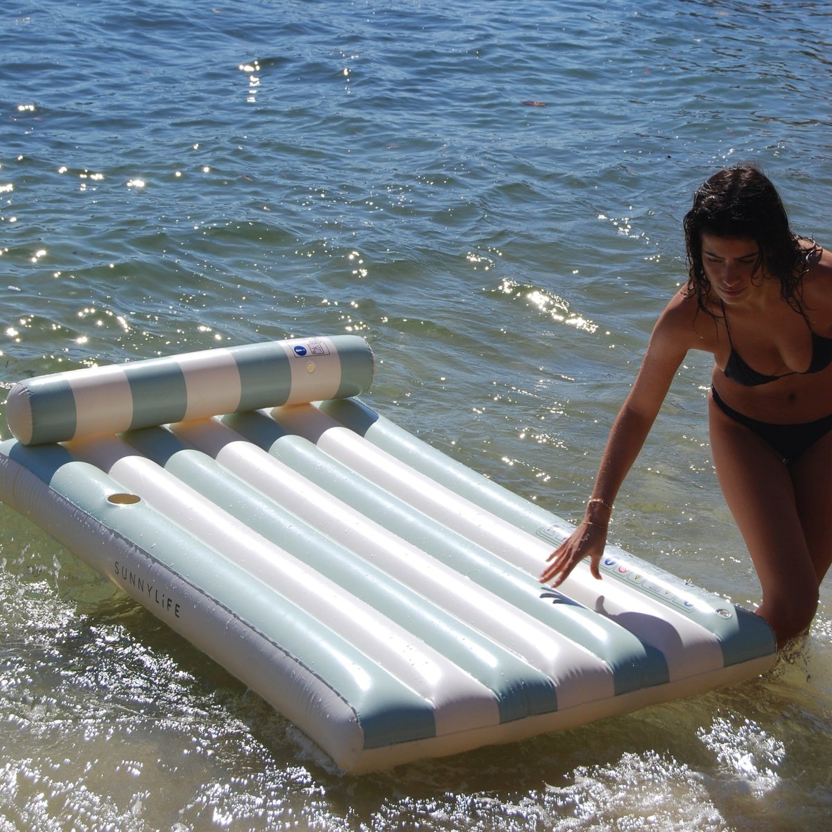 Luxe Lilo - Green - SUNNYLiFE US