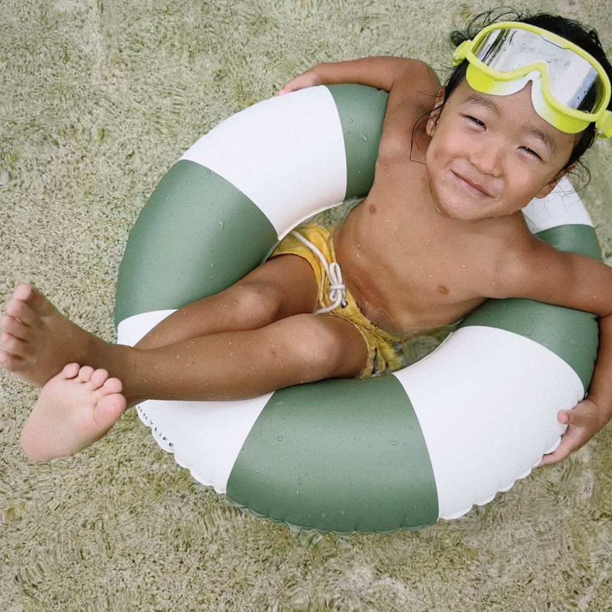 Mini Tube Pool Ring - Olive - SUNNYLiFE US