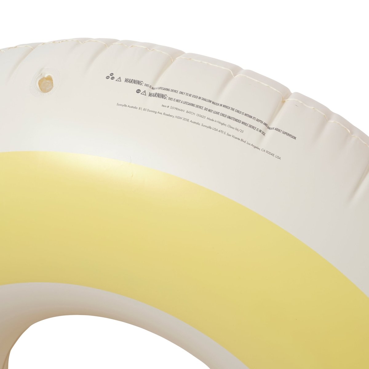 Pool Ring - Butter - SUNNYLiFE US