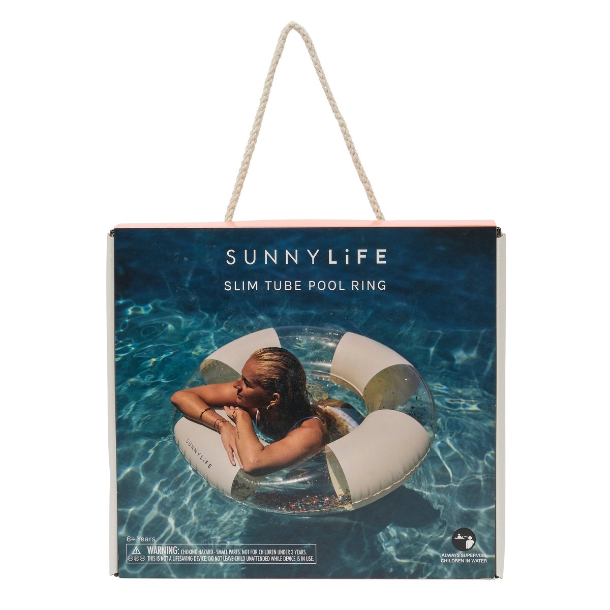 Slim Tube Pool Ring - Cotton Candy - SUNNYLiFE US