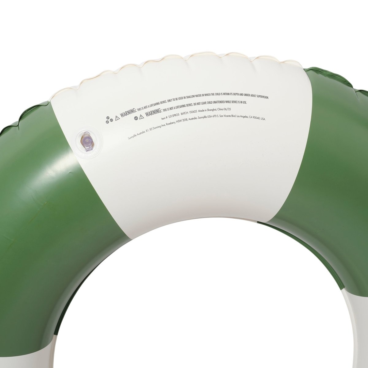 Slim Tube Pool Ring - Olive - SUNNYLiFE US