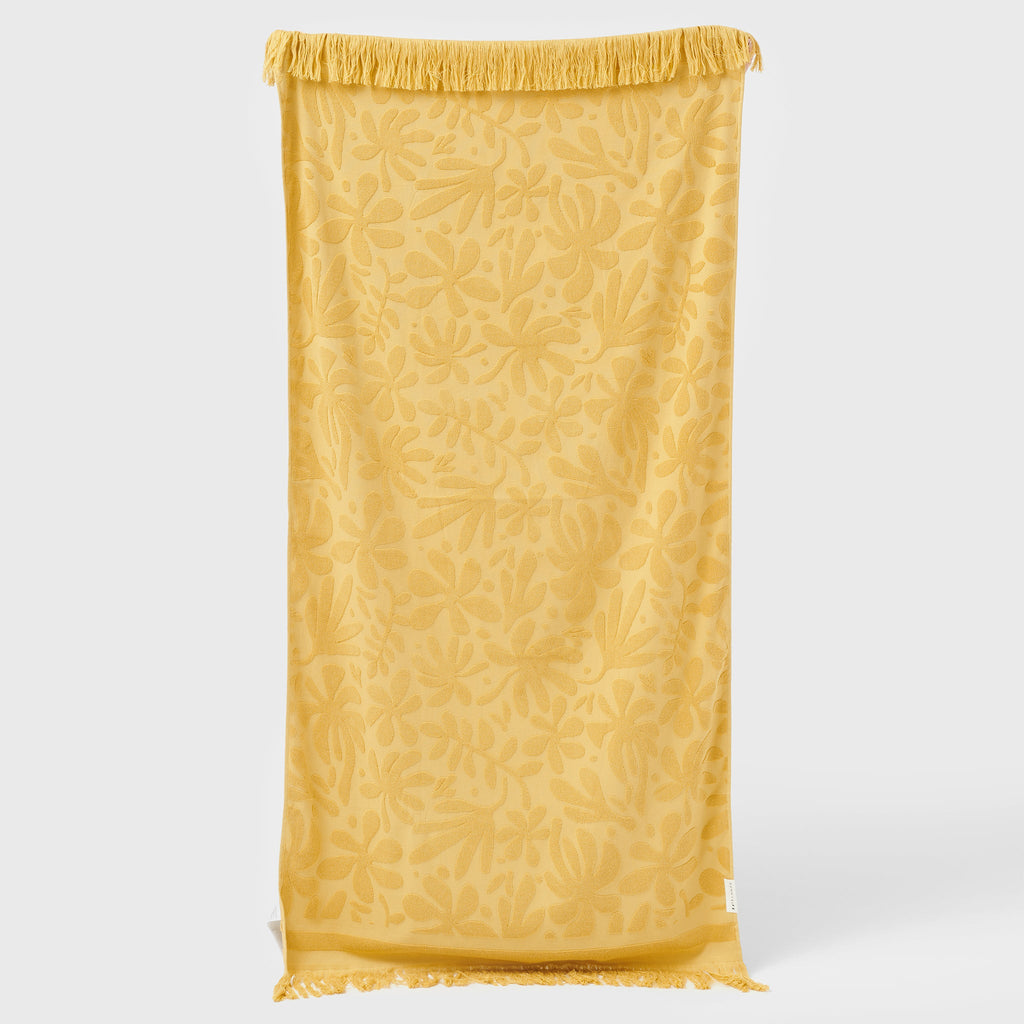 Luxe Towel | Mango Bay Golden Mustard – SUNNYLiFE US