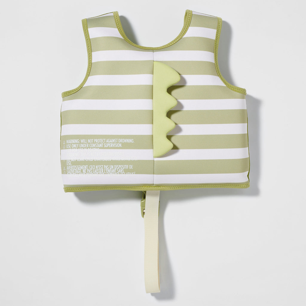 SUNNYLIFE Kids Swim Vest 2-3 Shred Turtle Aqua