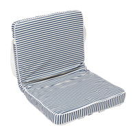 Take Anywhere Folding Chair - Navy Stripe