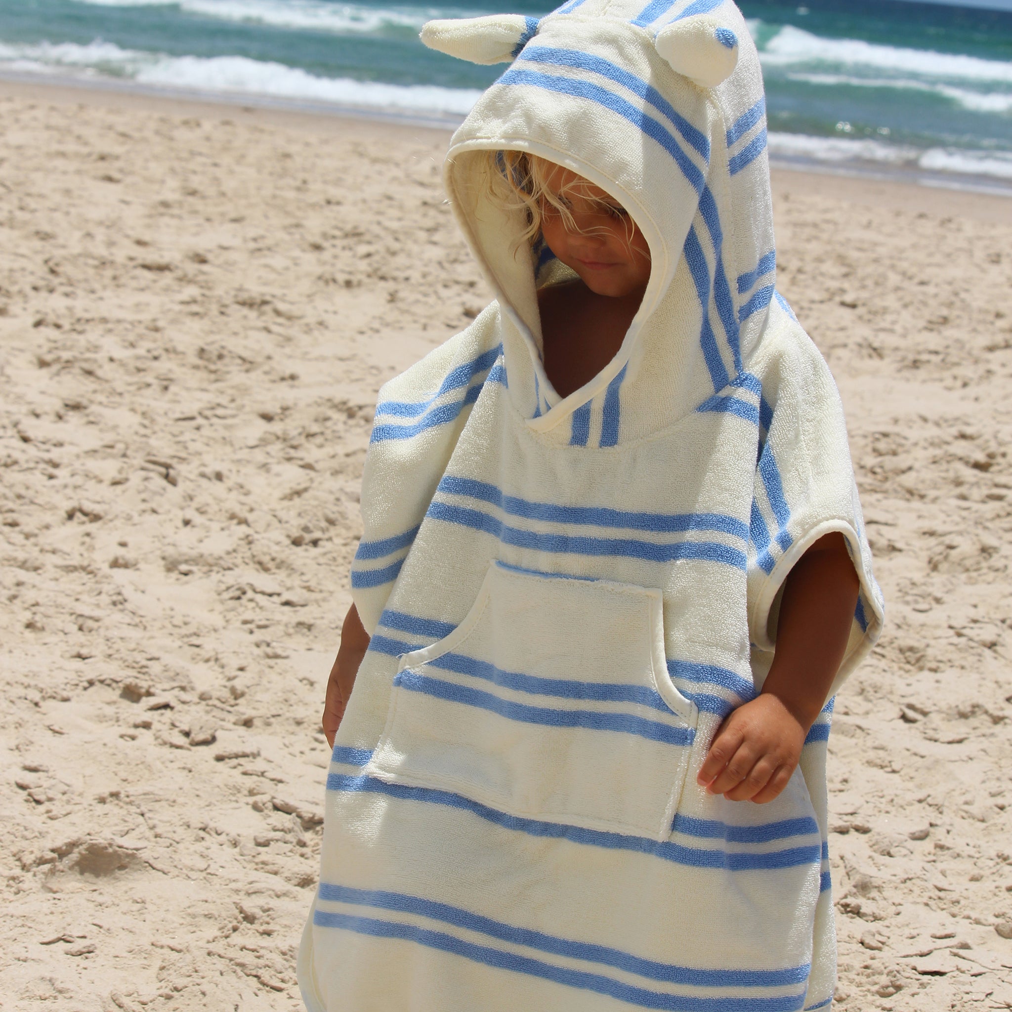 Kids Character Hooded Towel - Sammy the Seagull
