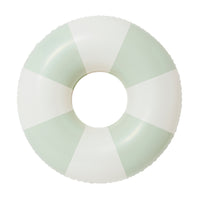 Tube Pool Ring - The Vacay Soft Olive Stripe