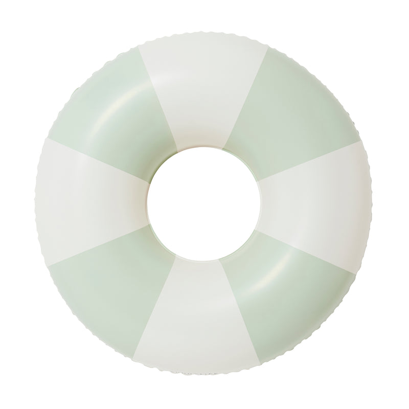 Tube Pool Ring - The Vacay Soft Olive Stripe