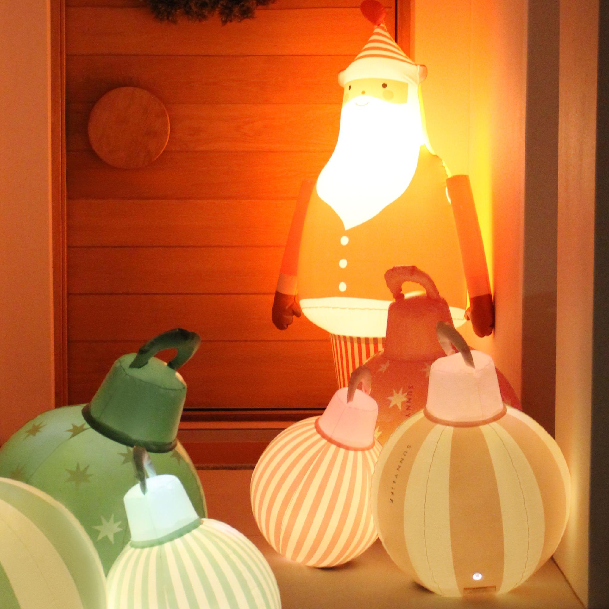 Light Up Inflatable Christmas Standing Santa Character