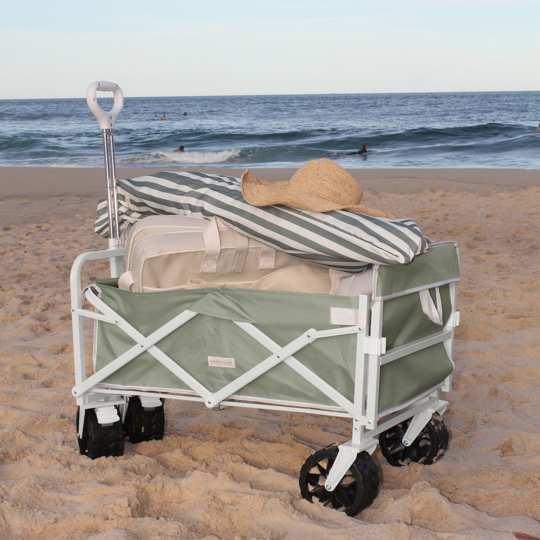 Beach Cart - Seagrass Sage