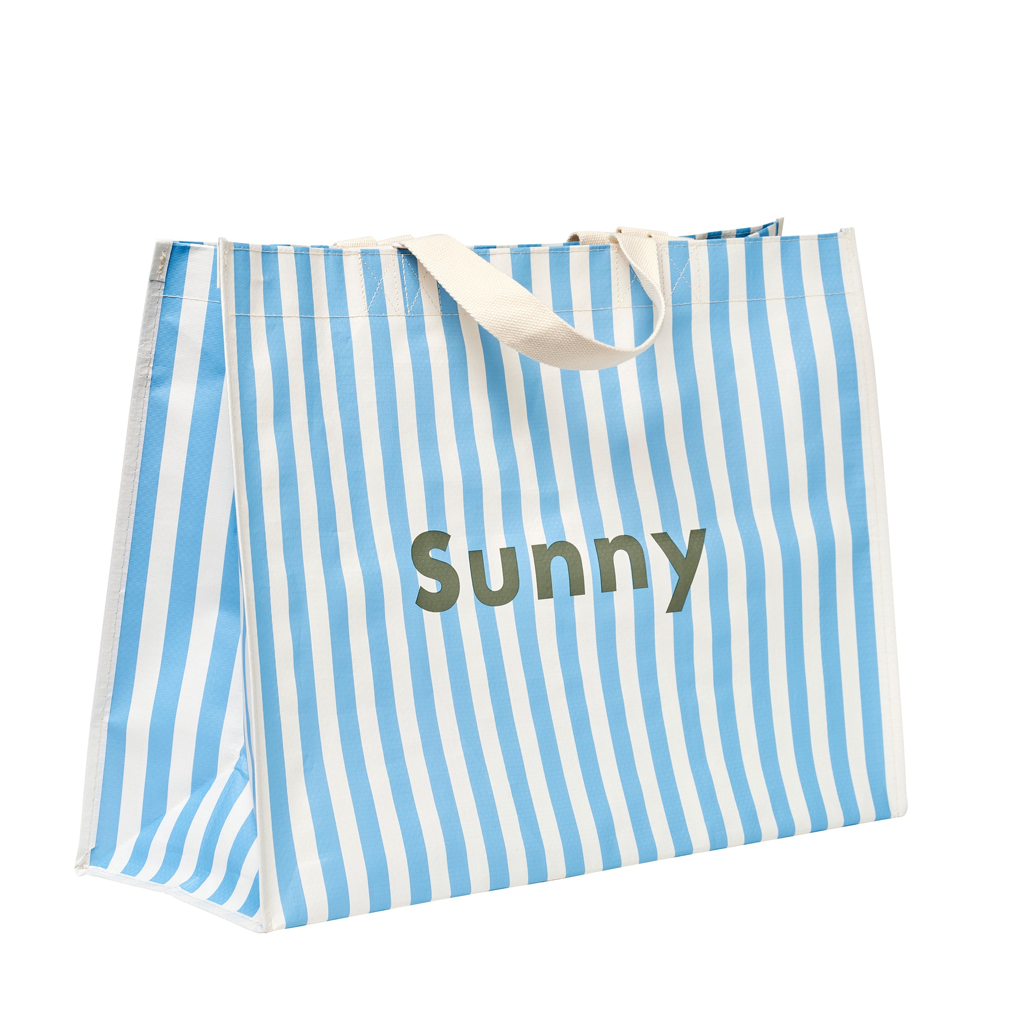 Carryall Beach Bag - La Mer Med Blue Stripe