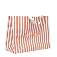 Carryall Beach Bag - Tierra Clay Stripe