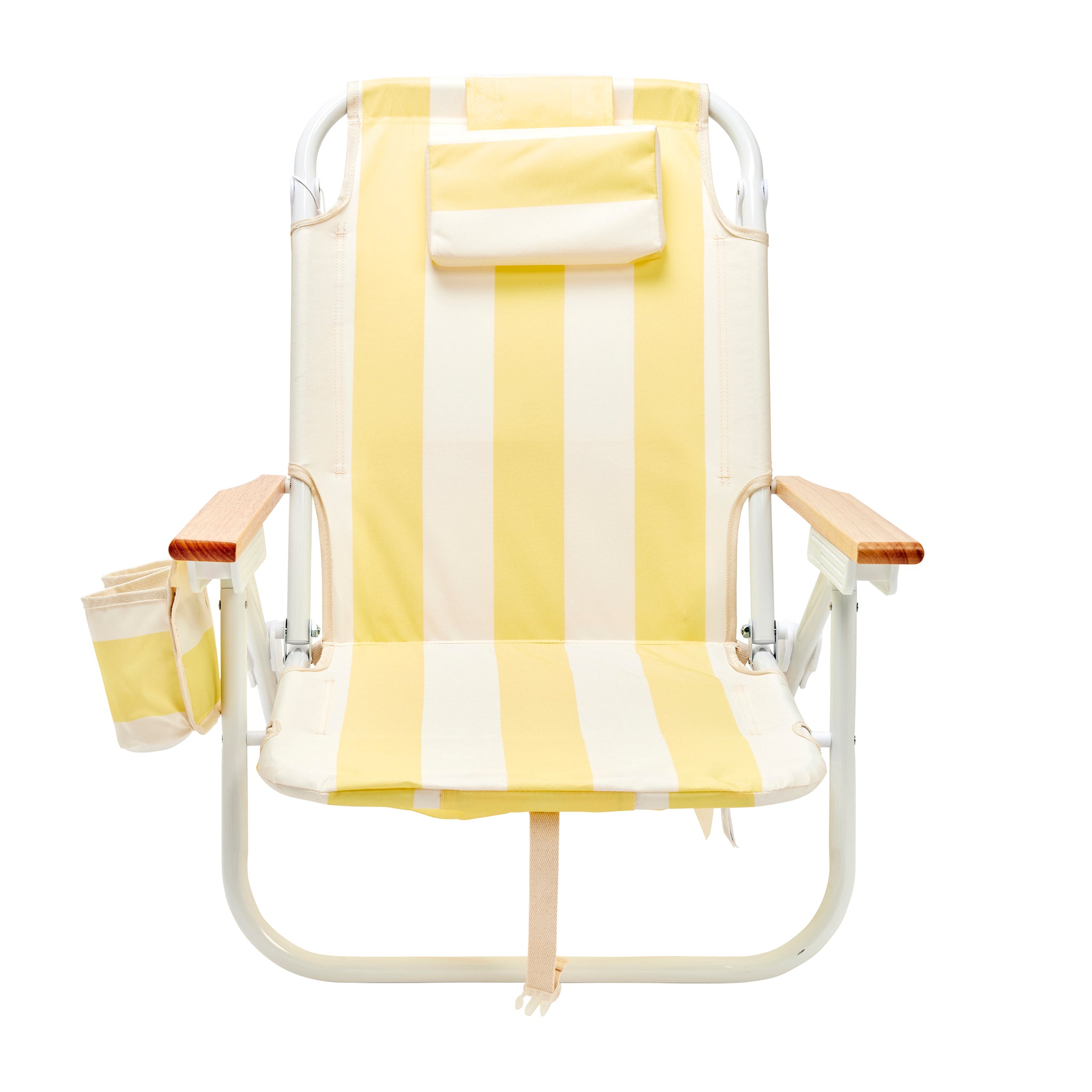 Deluxe Beach Chair - La Mer Limon Stripe