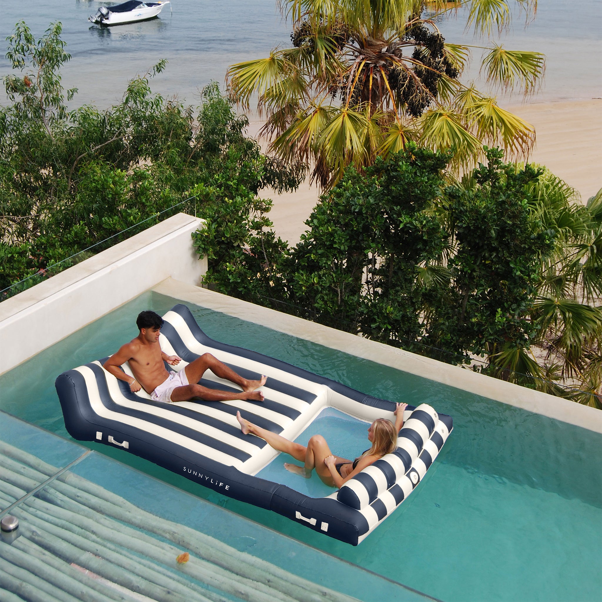 Floating Oasis - Marine Stripe